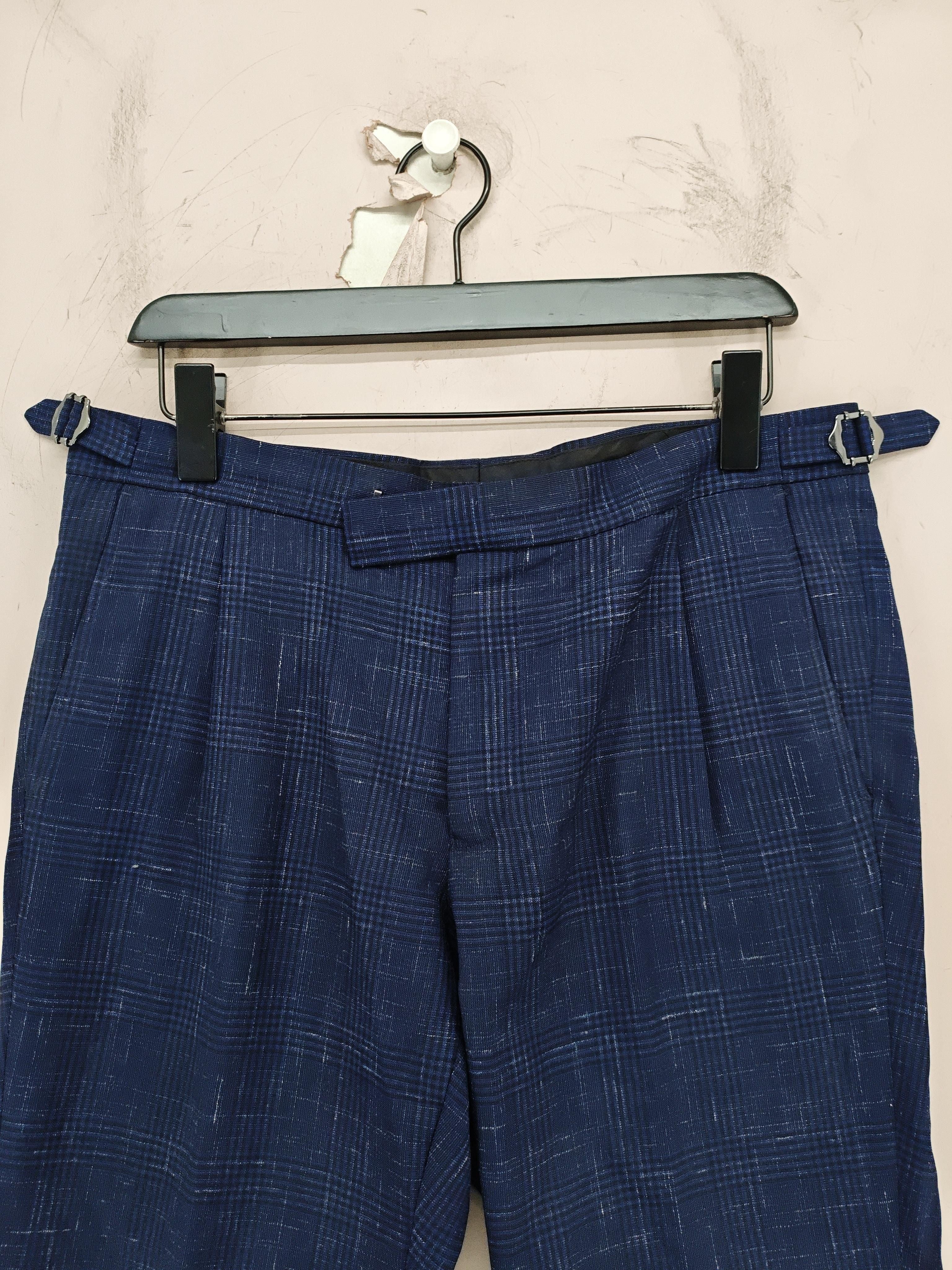 Moss London Men's Two Piece Suit Chest: 44 in Blue Wool - Image 5