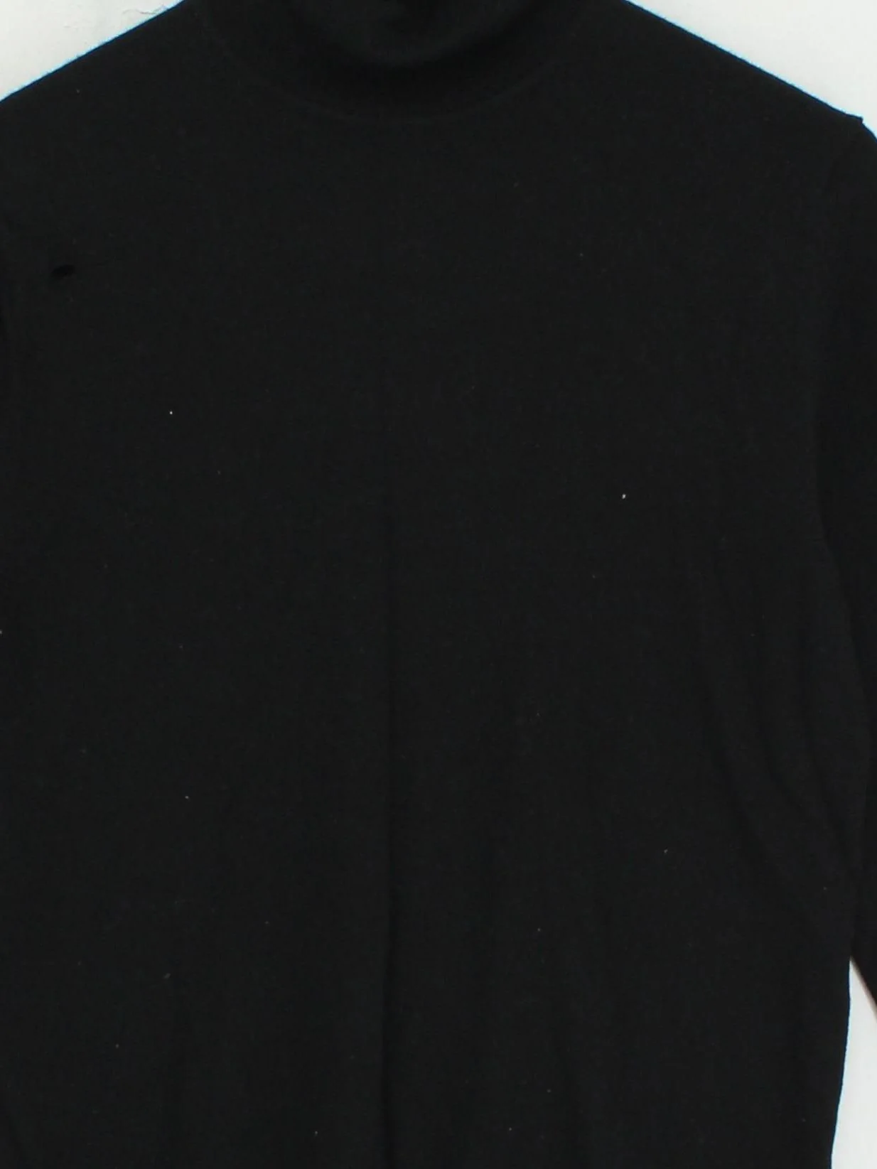 Moss Men's Jumper S Black Wool with Acrylic Roll Neck Pullover - Image 3