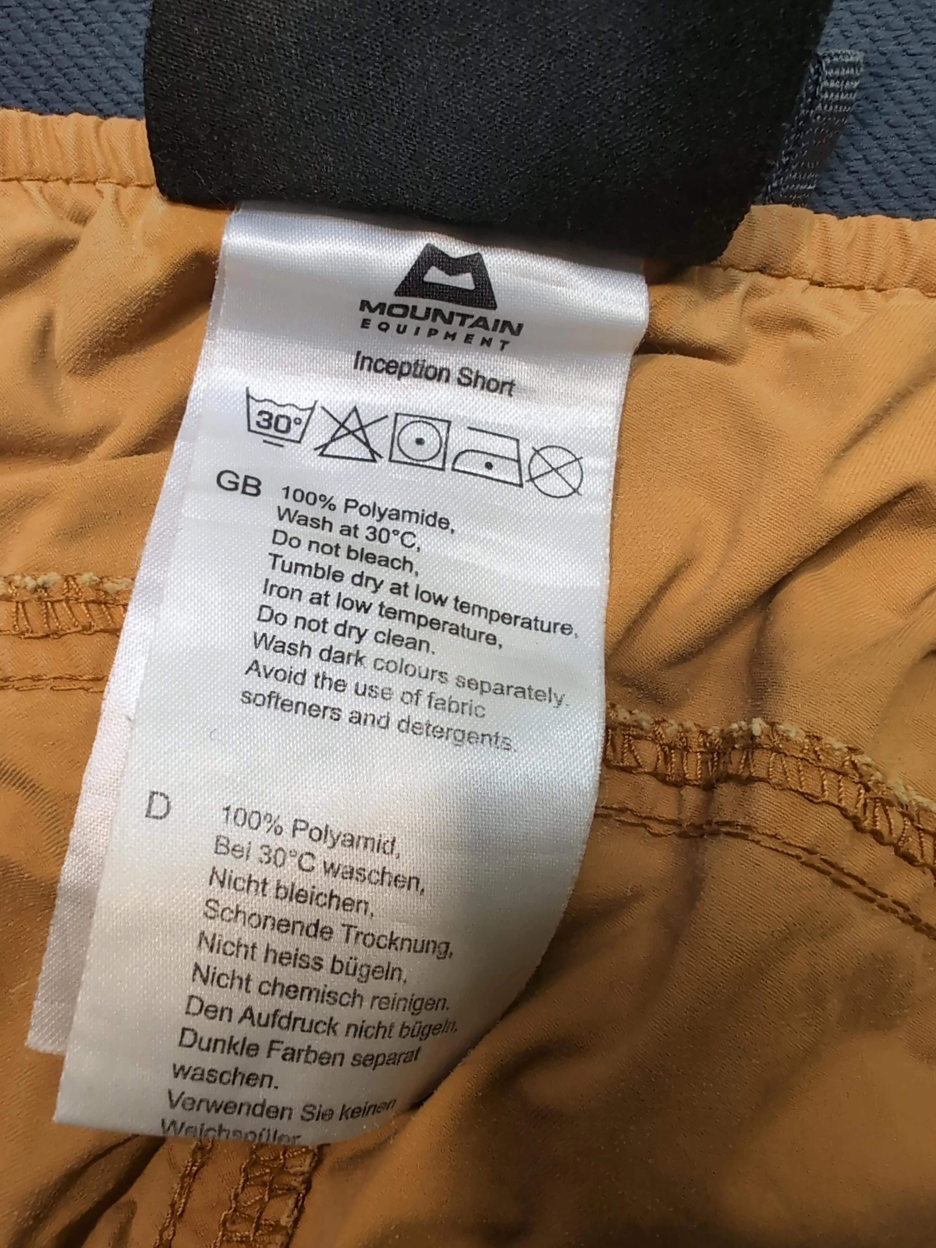 Mountain Equipment Men's Shorts W 34 in Tan 100% Polyamide Chino - Image 7