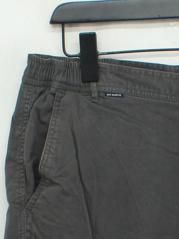 Mr Marvis Men's Shorts XL Grey Cotton with Elastane Chino - Image 4