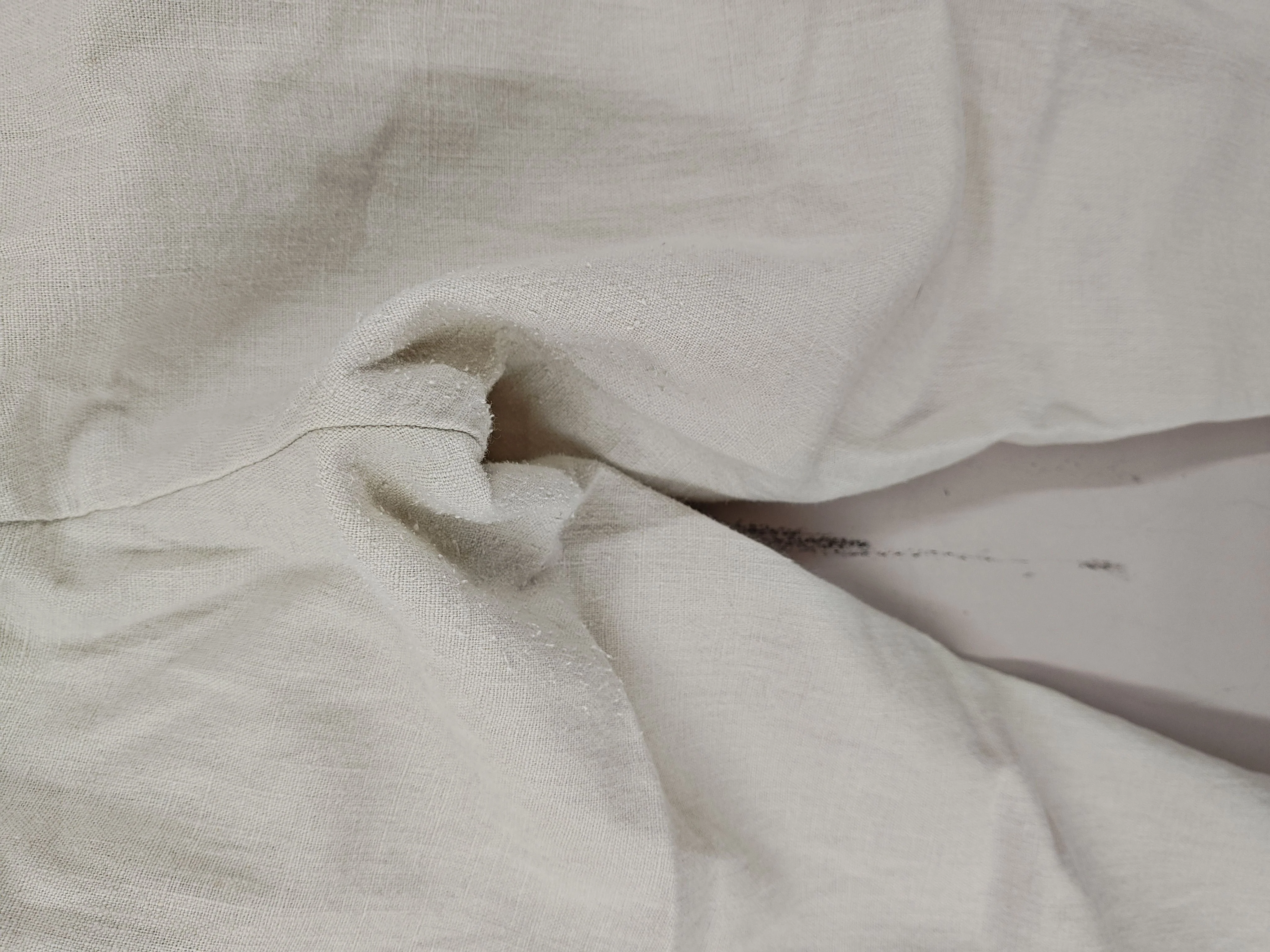 Mr Marvis Men's Trousers W 36 in Cream Linen with Cotton Tapered Capri - Image 5