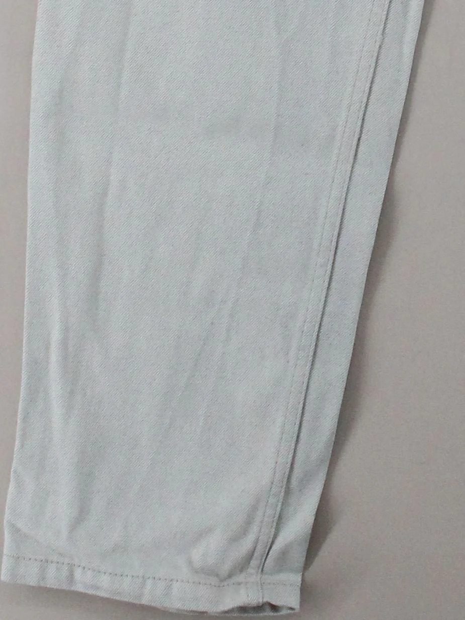 MUJI Men's Jeans W 30 in Grey Cotton with Polyester Straight - Image 4