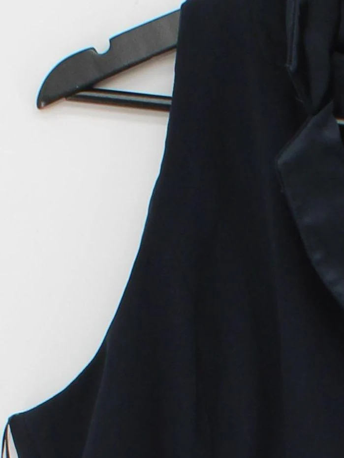 MV LIMITED Women's Coat UK 16 Black Polyester with Elastane Overcoat - Image 4