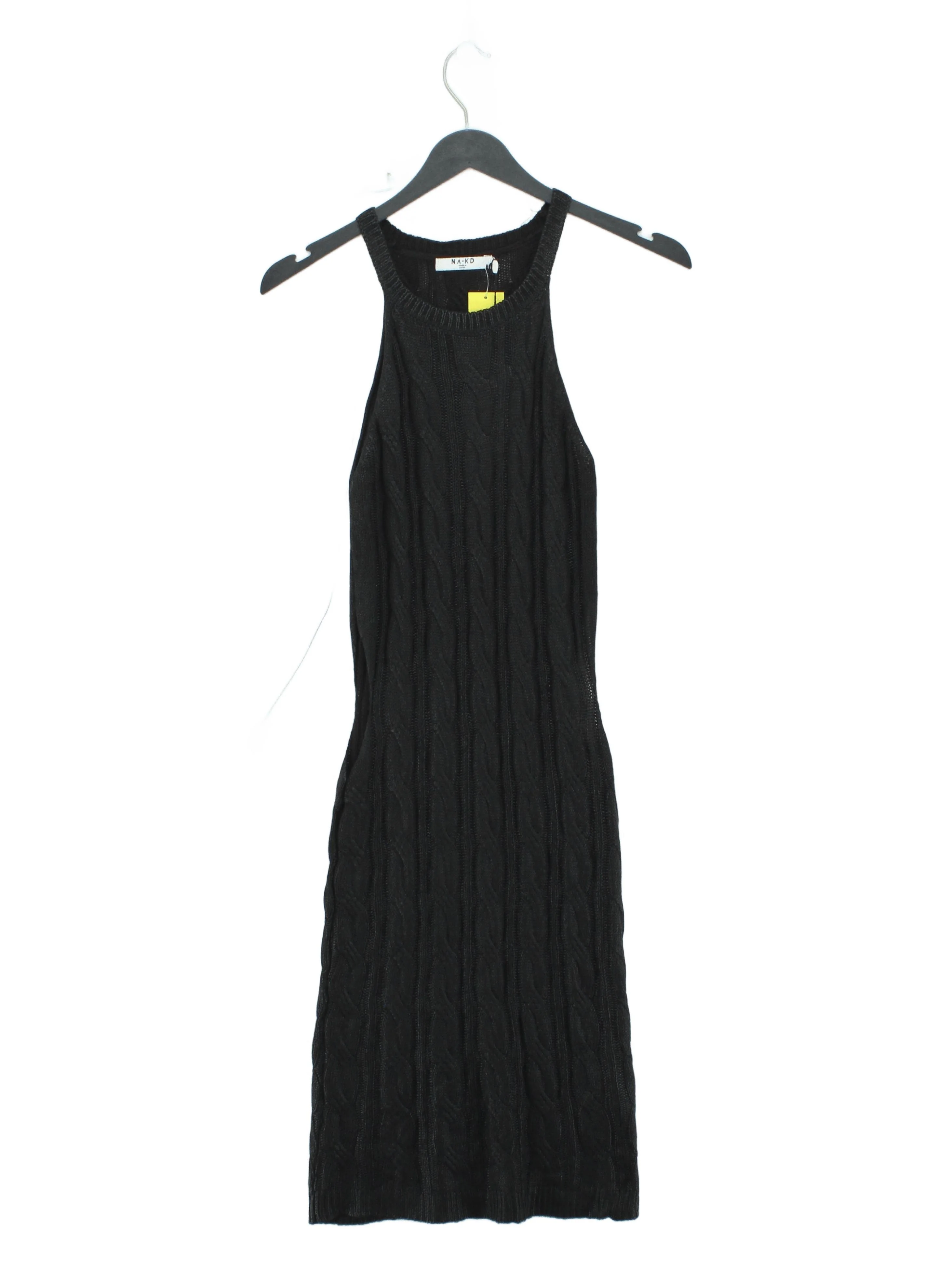 NA-KD Tank Midi Dress XS in Black