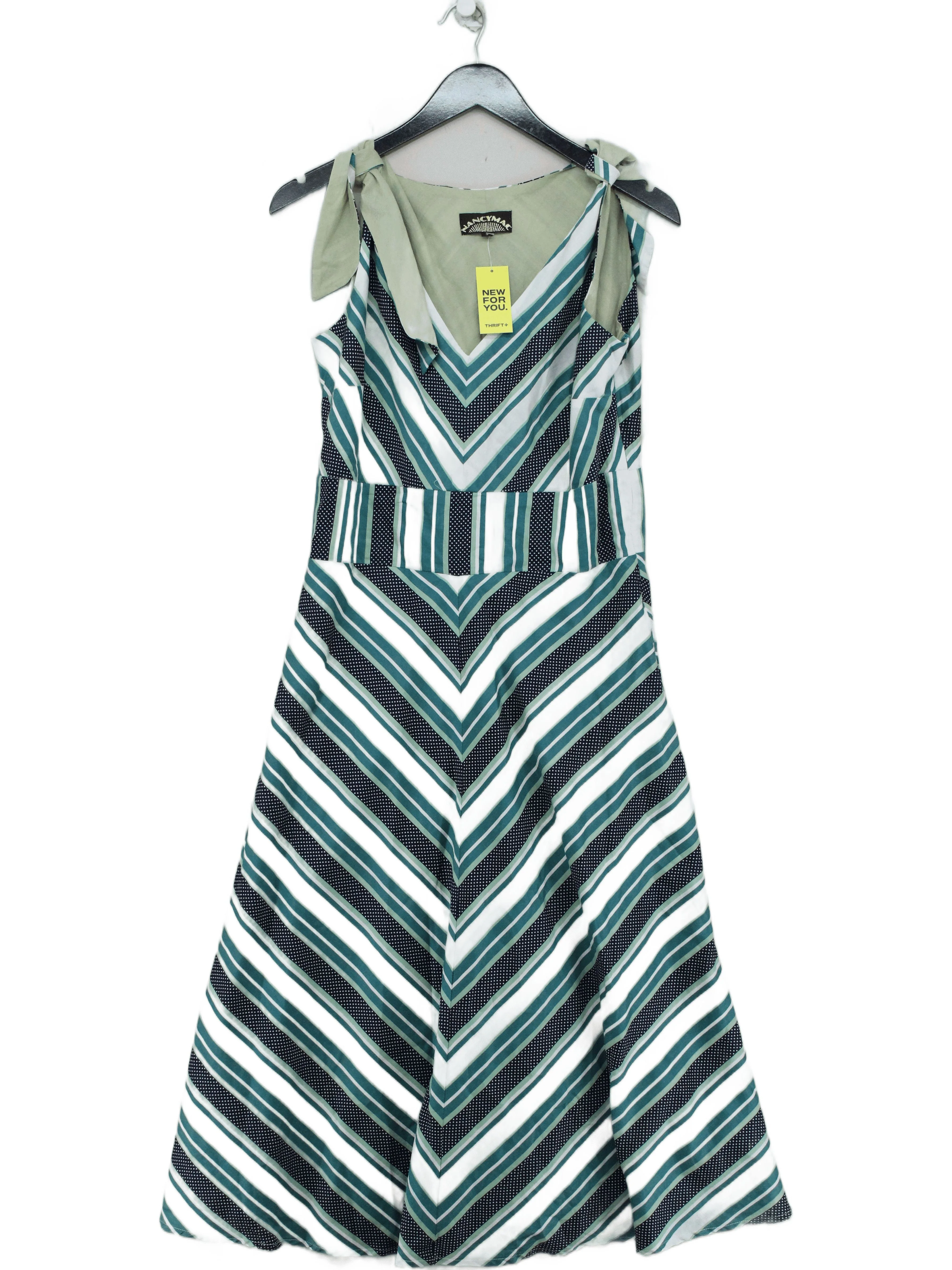 Nancymac A-Line Midi Dress L in Multi