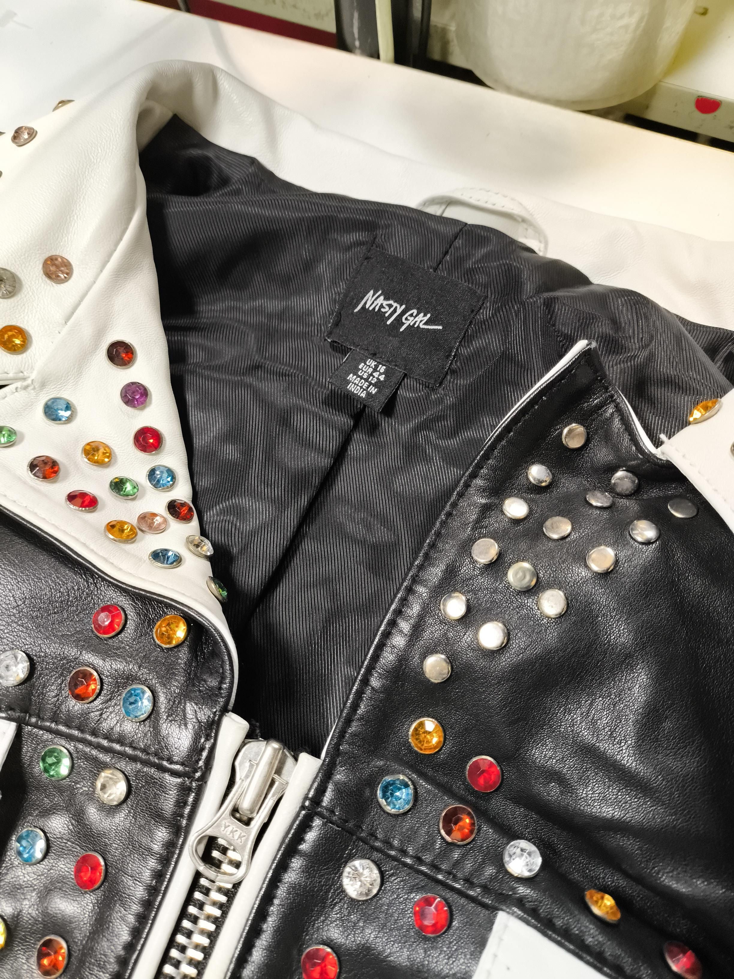 Nasty Gal Motorcycle Jacket jacket black - Image 7