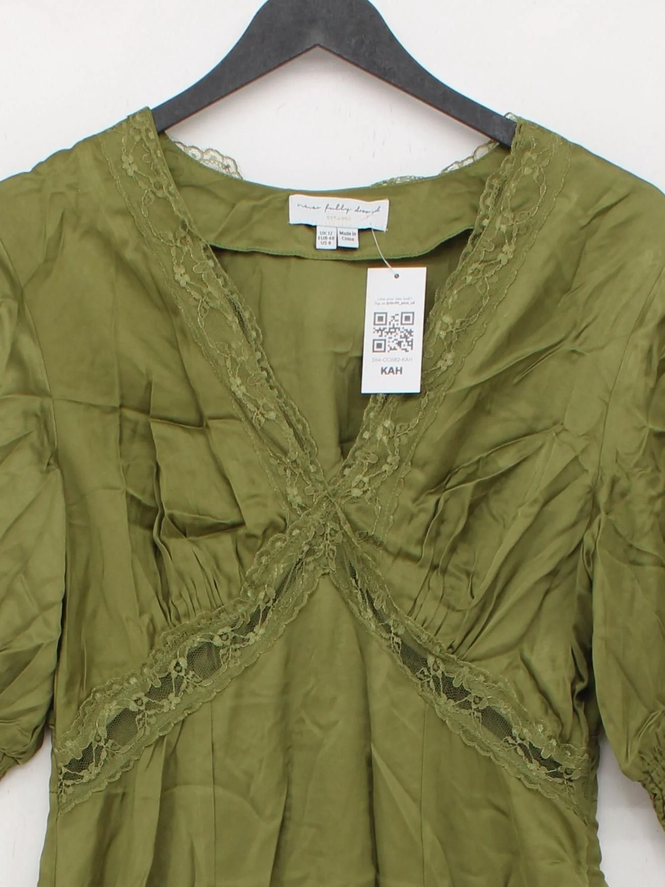 Never Fully Dressed Maxi Dress UK12 in Green - Image 3