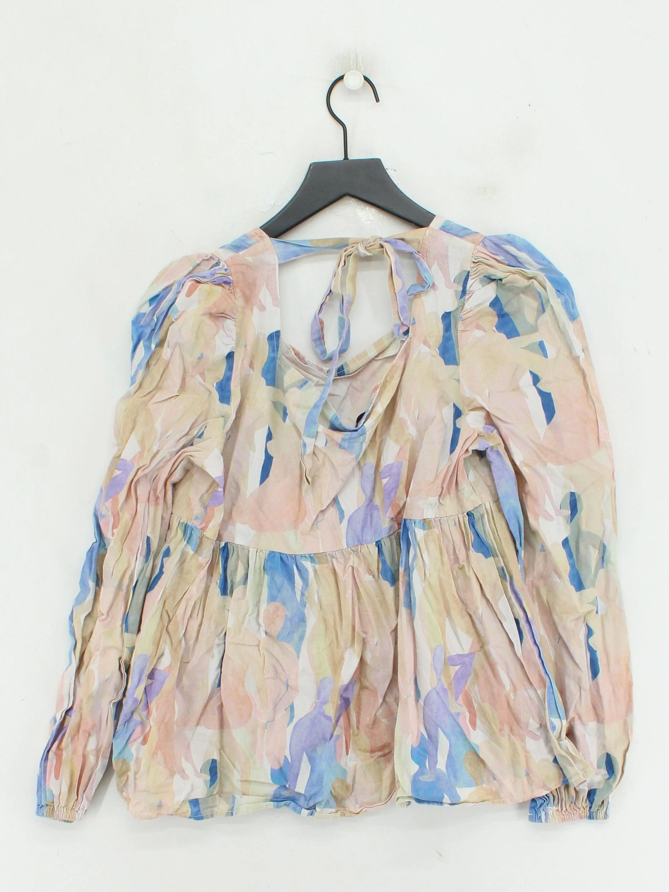 Never Fully Dressed Women's Blouse UK 12 Multi 100% Cotton Basic - Image 2