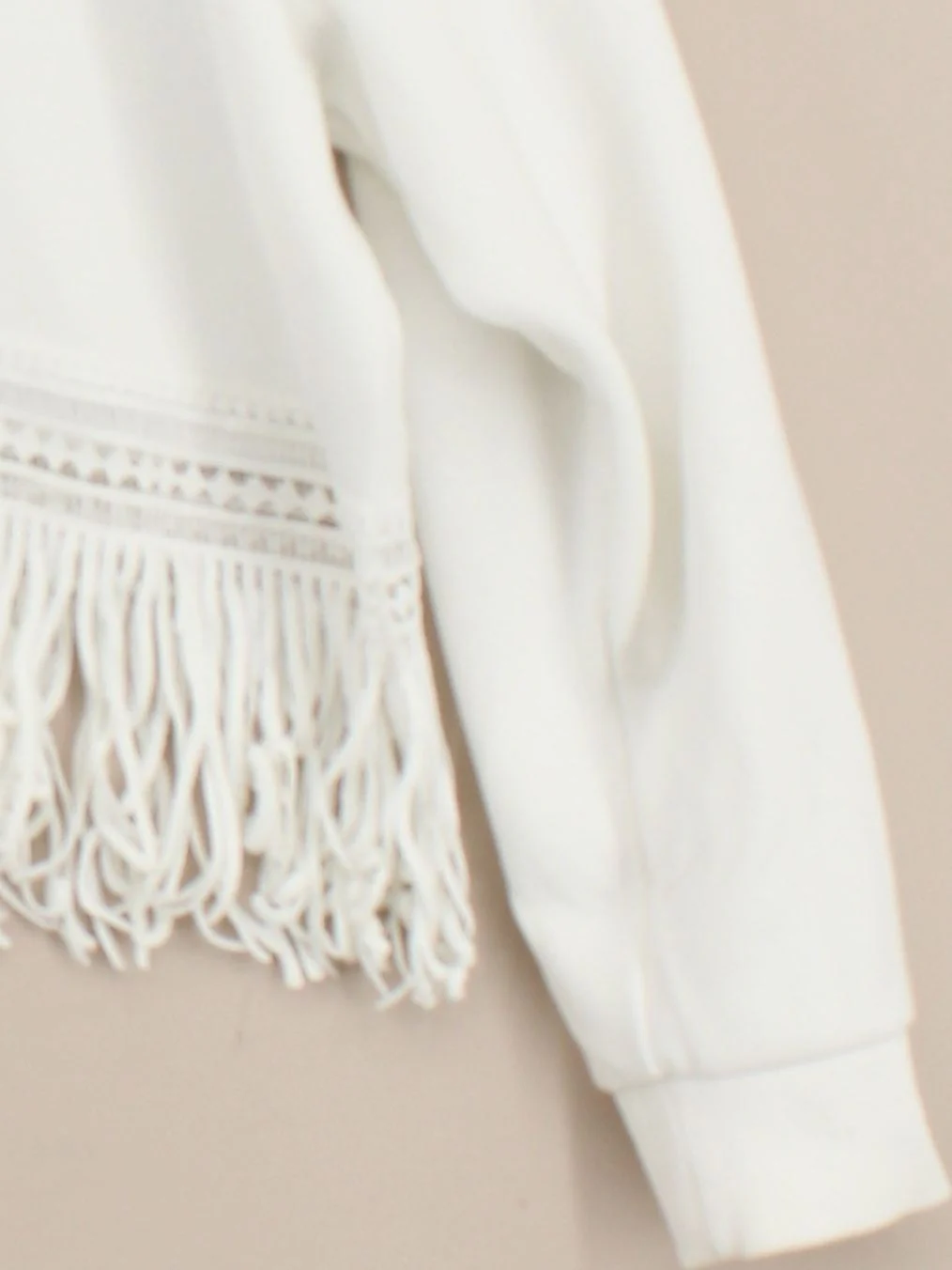 Never Fully Dressed Women's Hoodie XL White Polyester with Cotton Pullover - Image 4