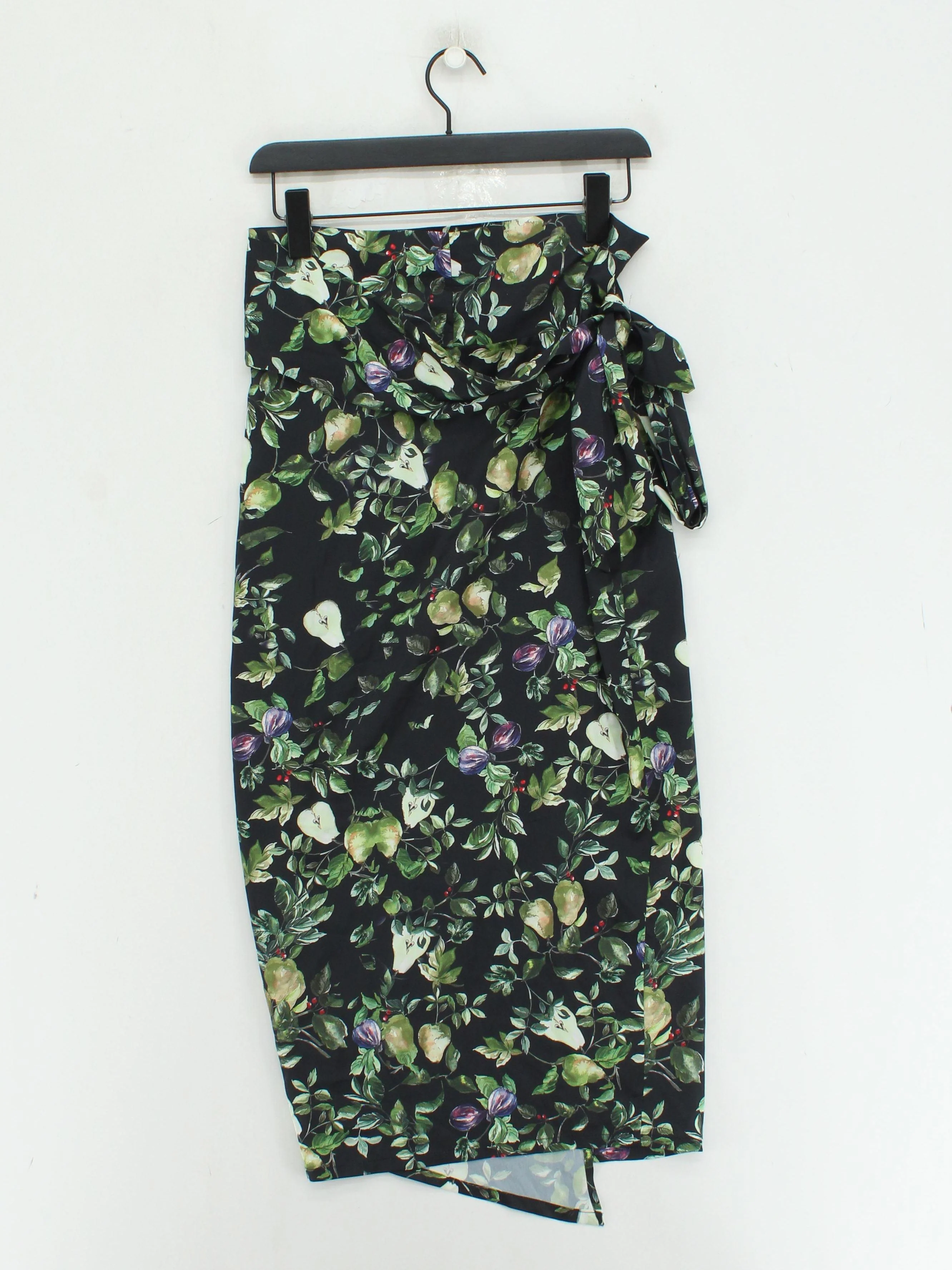 Never Fully Dressed Women's Midi Skirt UK 8 Black 100% Polyester Wrap - Image 2