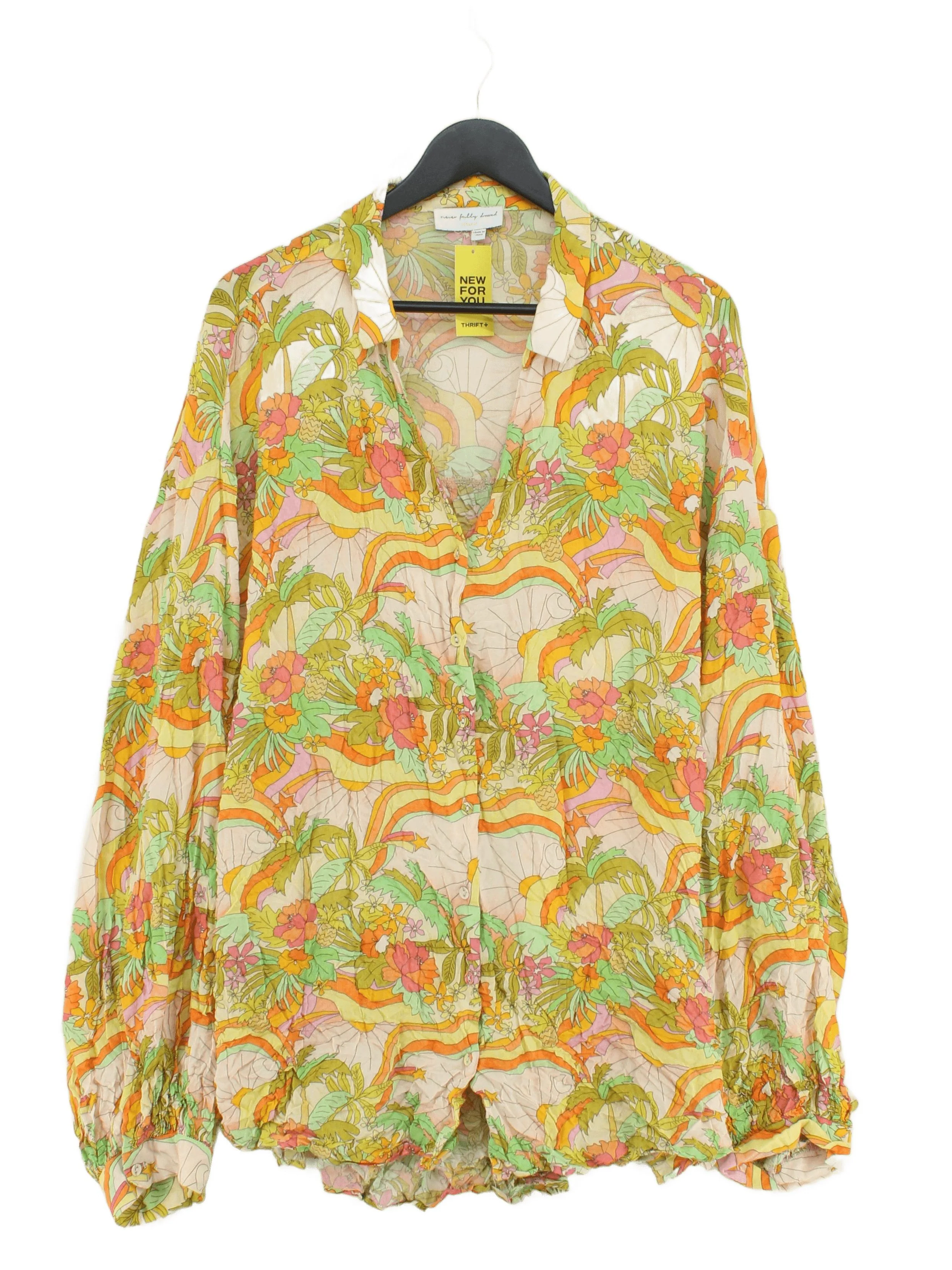 Never Fully Dressed Women's Shirt XXXL Multi 100% Viscose Basic