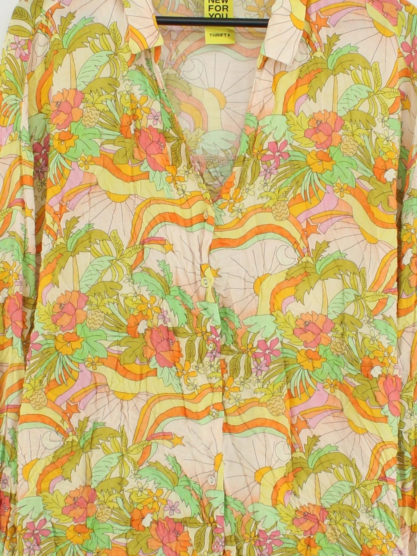 Never Fully Dressed Women's Shirt XXXL Multi 100% Viscose Basic - Image 3