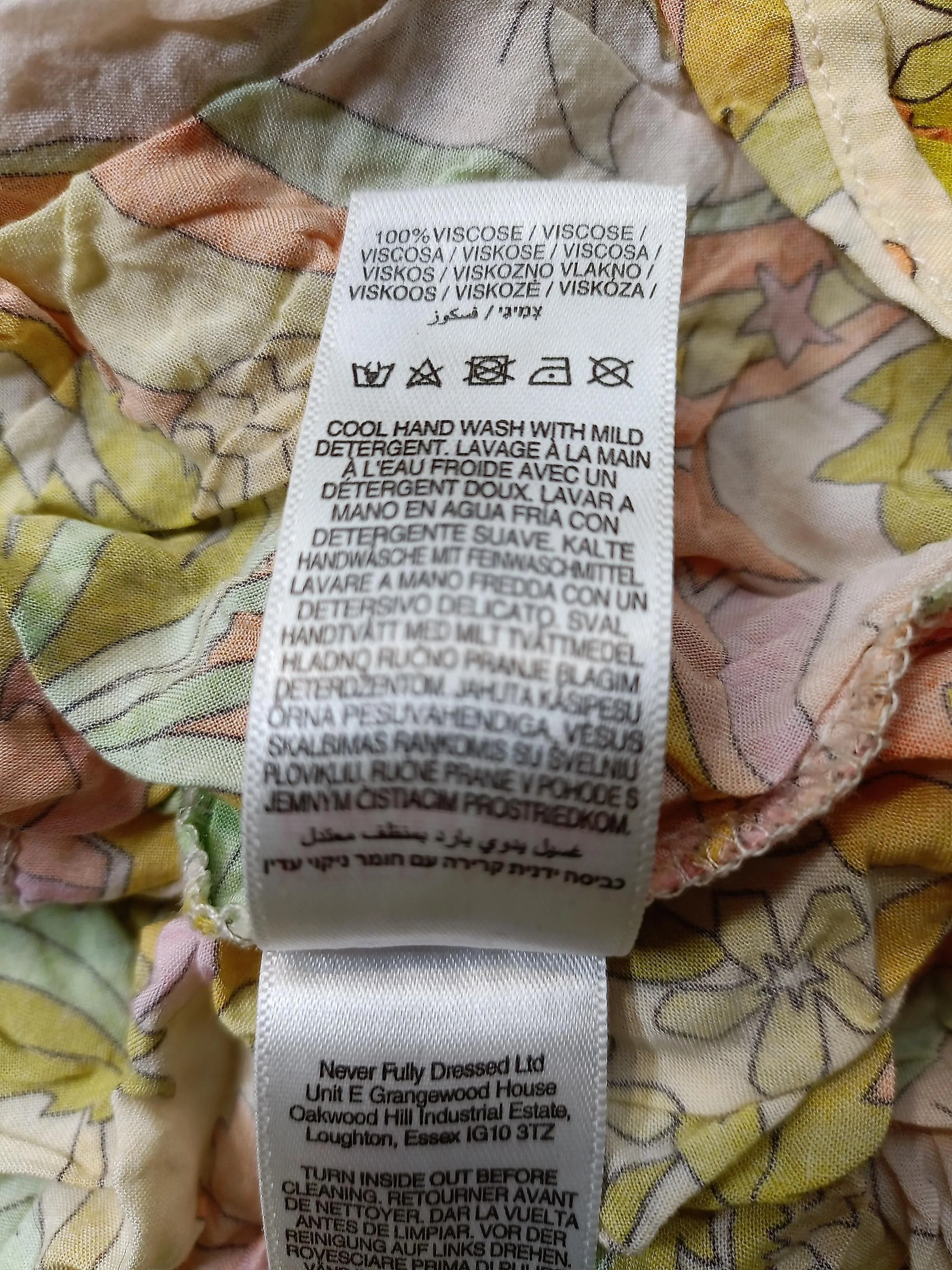 Never Fully Dressed Women's Shirt XXXL Multi 100% Viscose Basic - Image 6