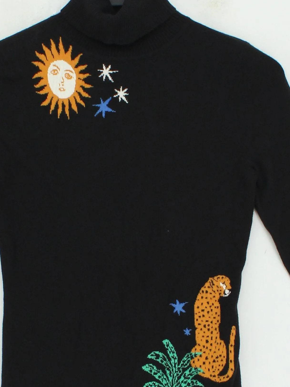 Never Fully Dressed Women's Top M Black Viscose with Polyester, Polyamide Basic - Image 3