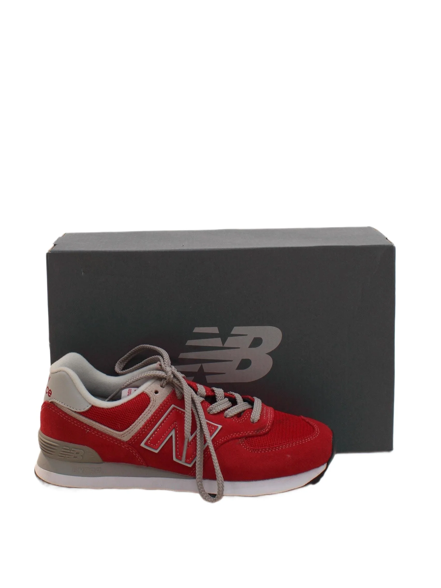 New Balance 574 Women's Trainers 574 UK6 in Red