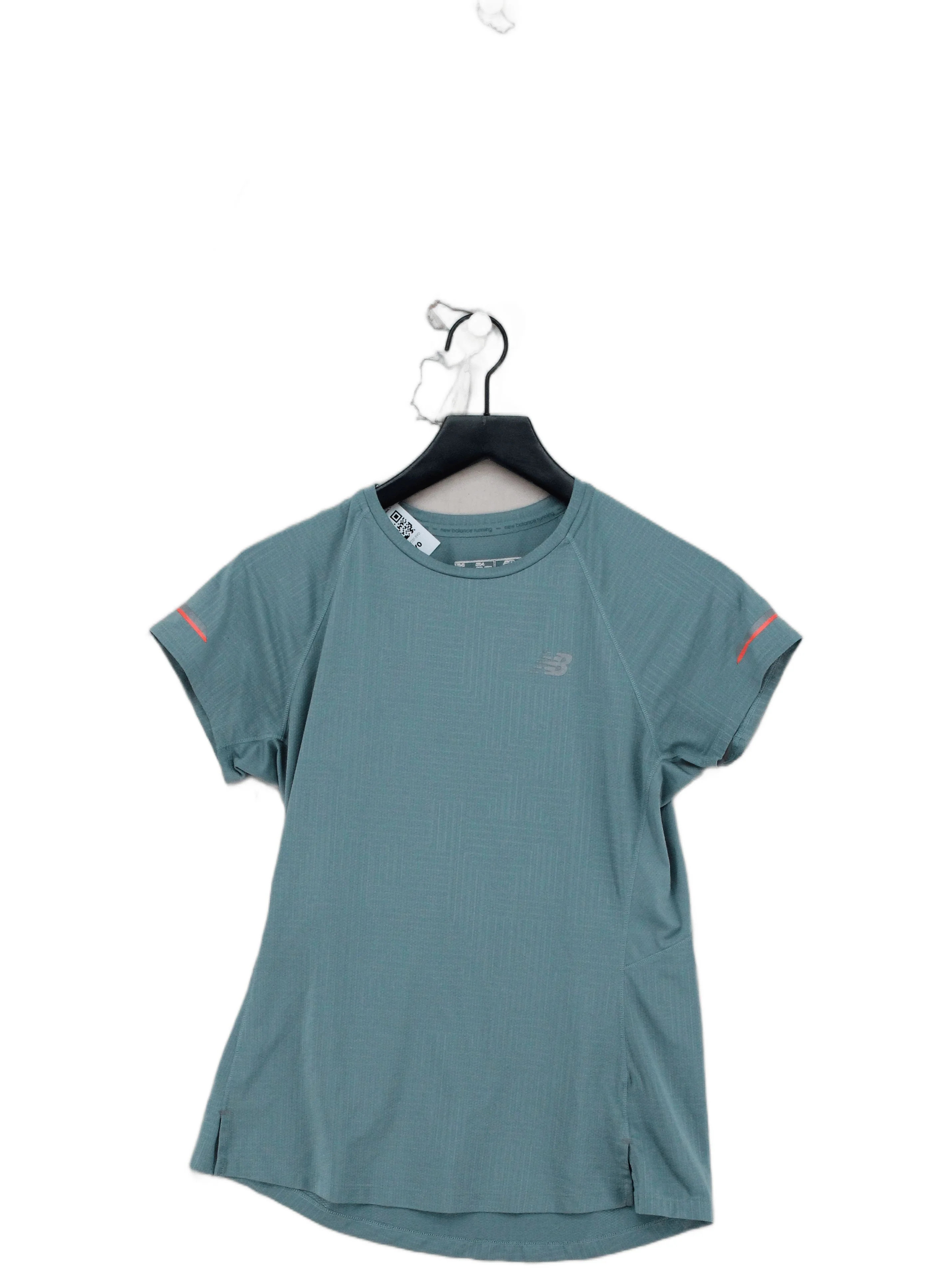 New Balance Women's T-Shirt M Green Polyester with Elastane Basic