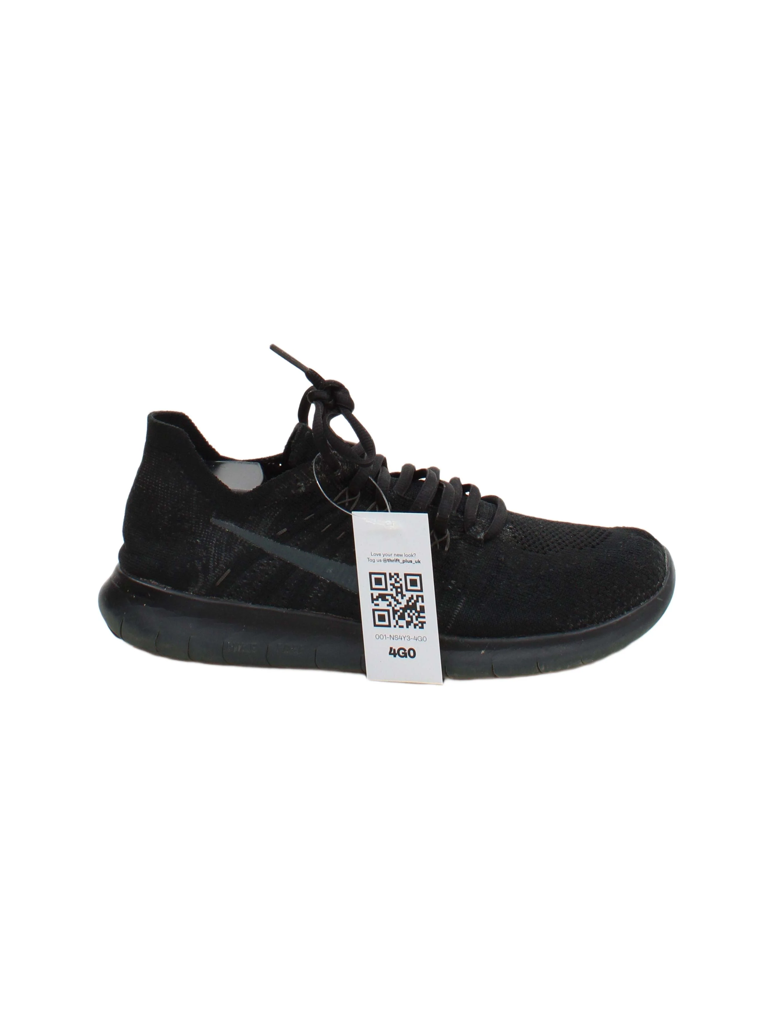 Nike Free RN Flyknit 2017 Women's Trainers 880841-013 UK5 EU38.5 US7.5 in Black