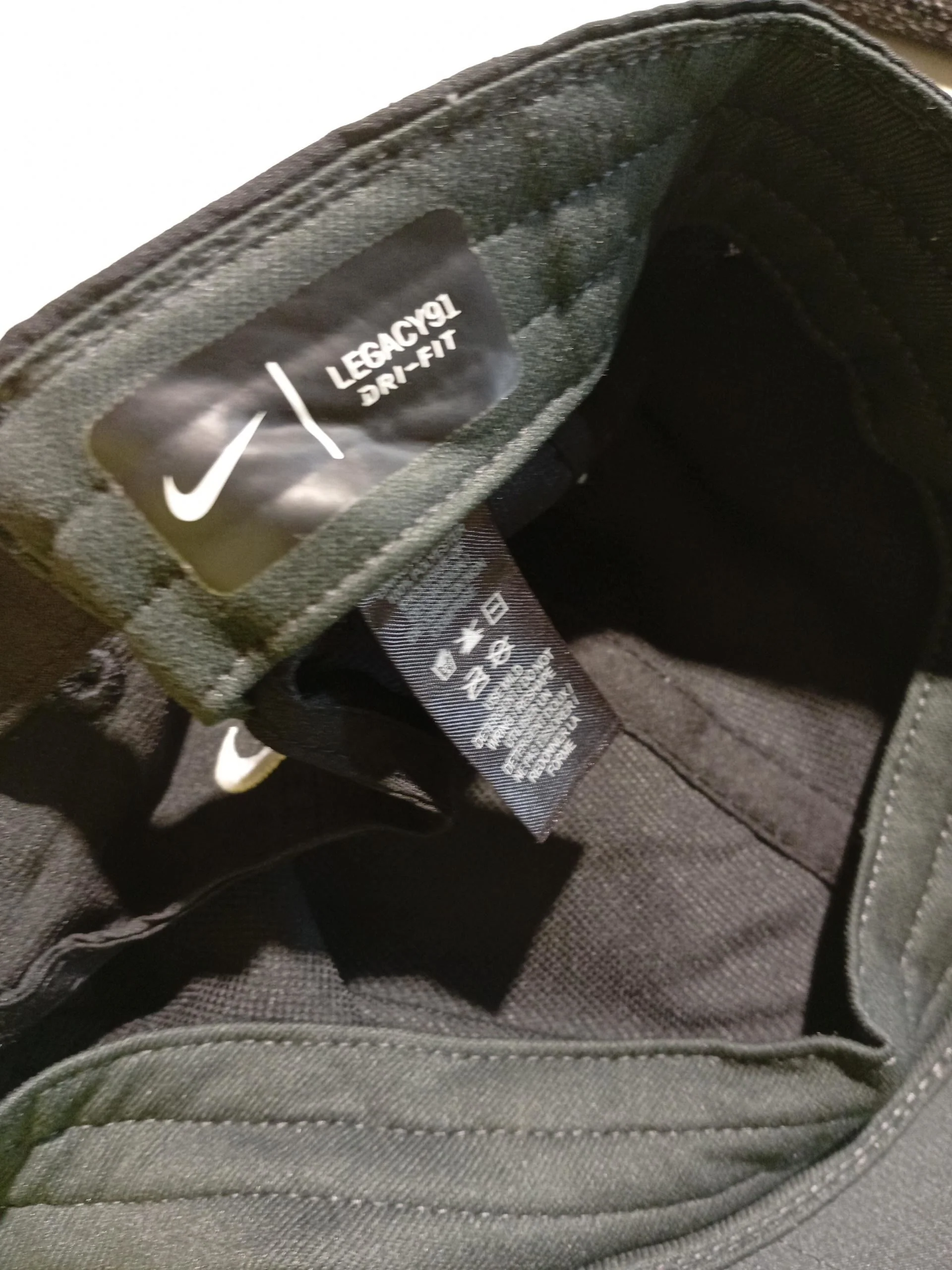 Nike Men's Hat M Black 100% Polyester Baseball Cap - Image 5