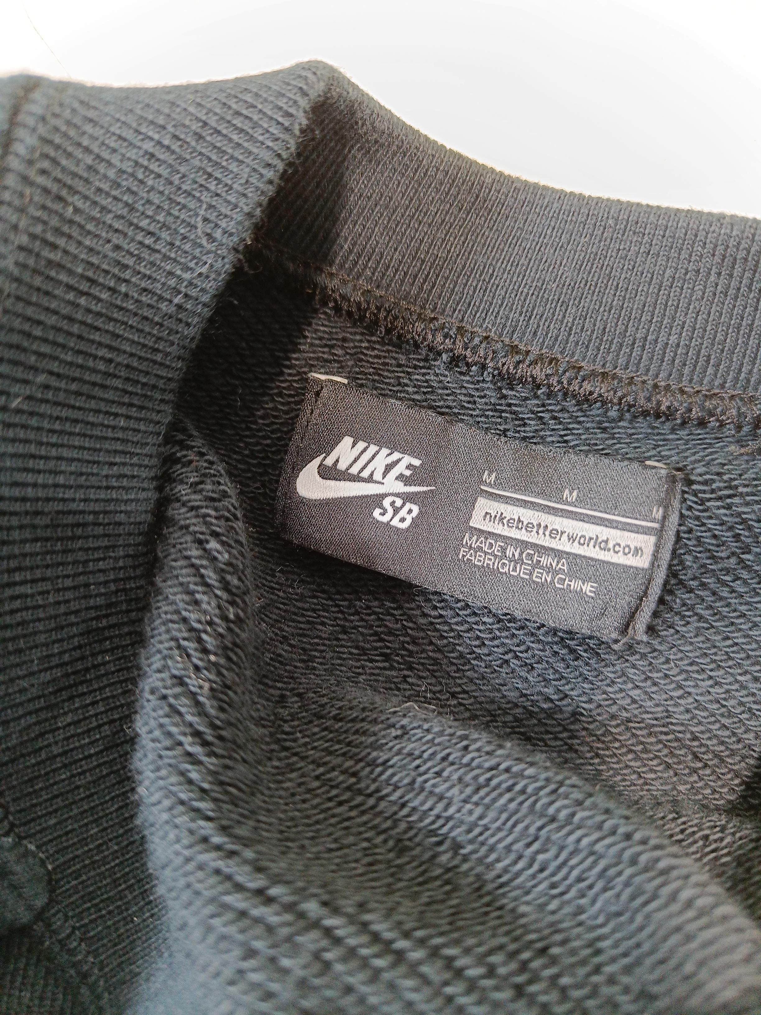 Nike Men's Hoodie M Black Graphic 100% Cotton Pullover - Image 5