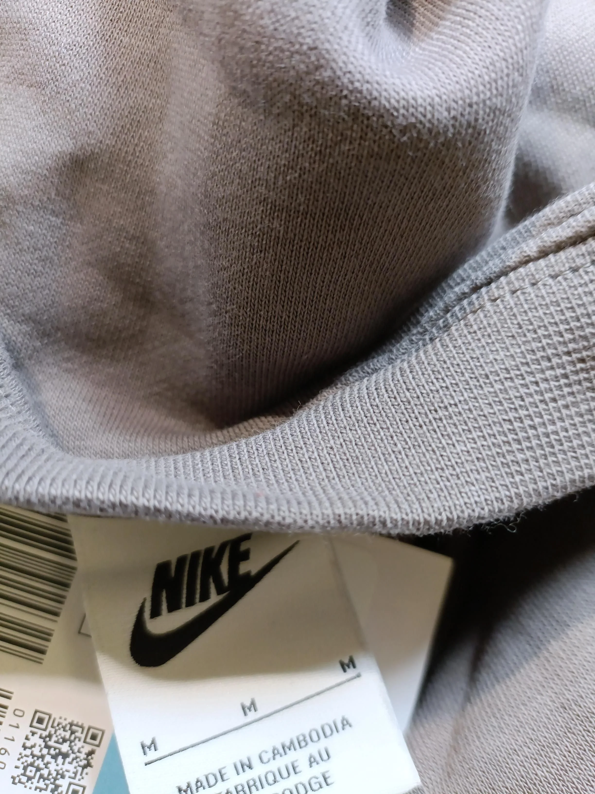 Nike Men's Hoodie M Brown Graphic Cotton with Polyester Pullover - Image 5