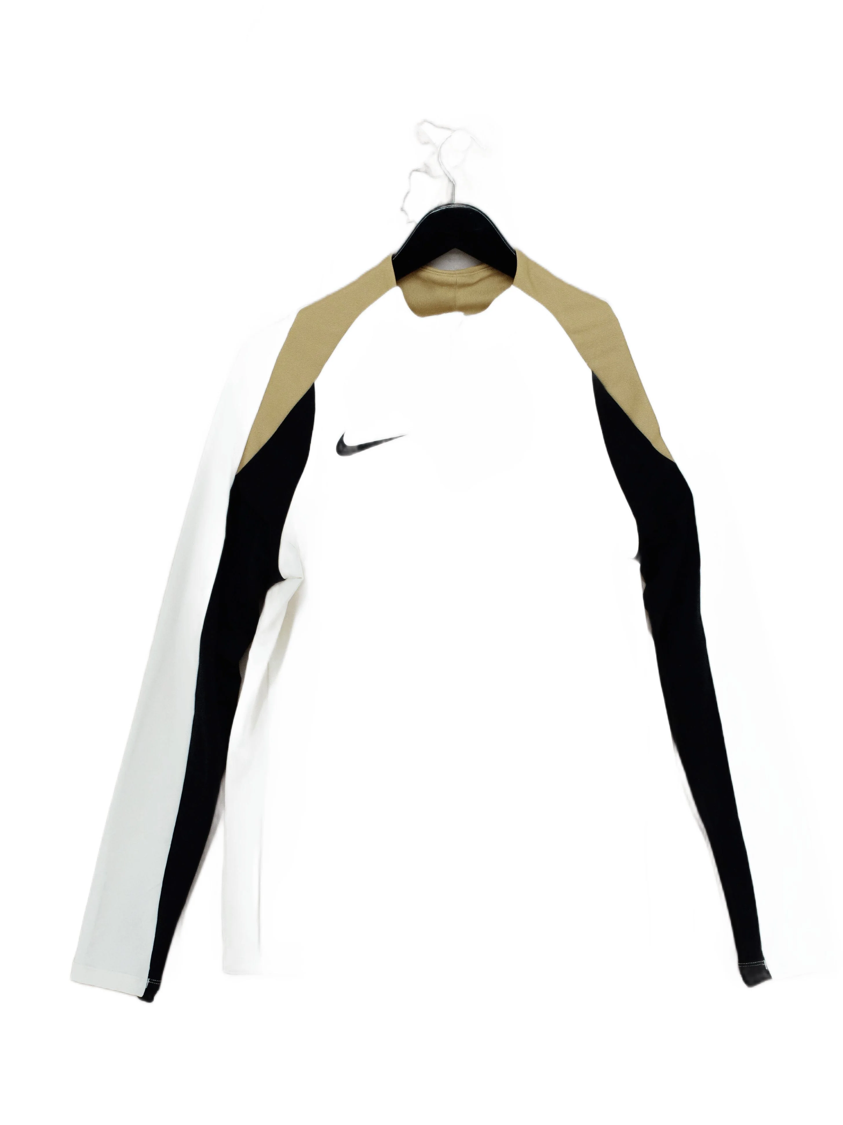 Nike Men's Hoodie M White Graphic 100% Polyester Pullover