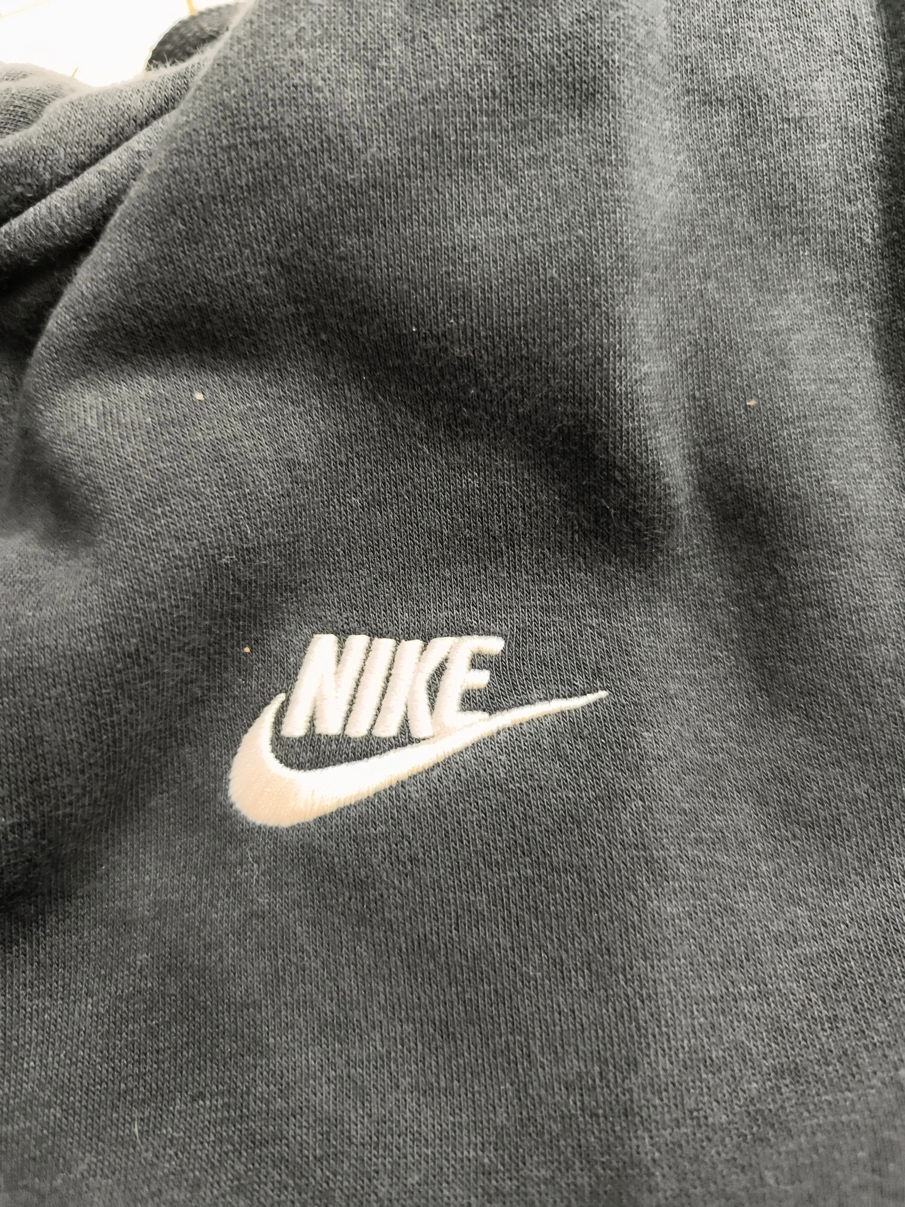 Nike Men's Hoodie S Black Graphic Cotton with Polyester Pullover - Image 5