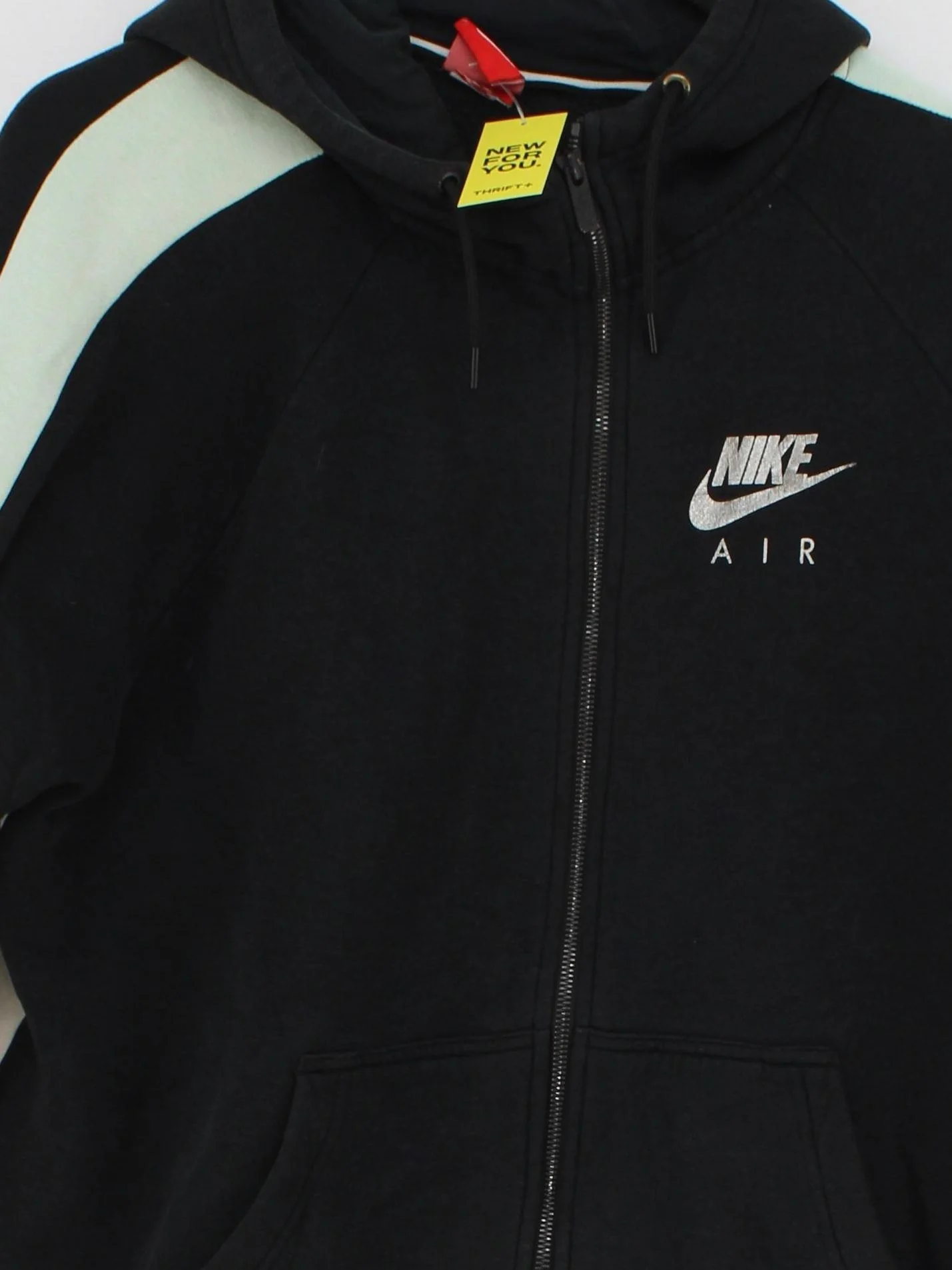 Nike Men's Hoodie XL Black Graphic Cotton with Polyester, Viscose Pullover - Image 3
