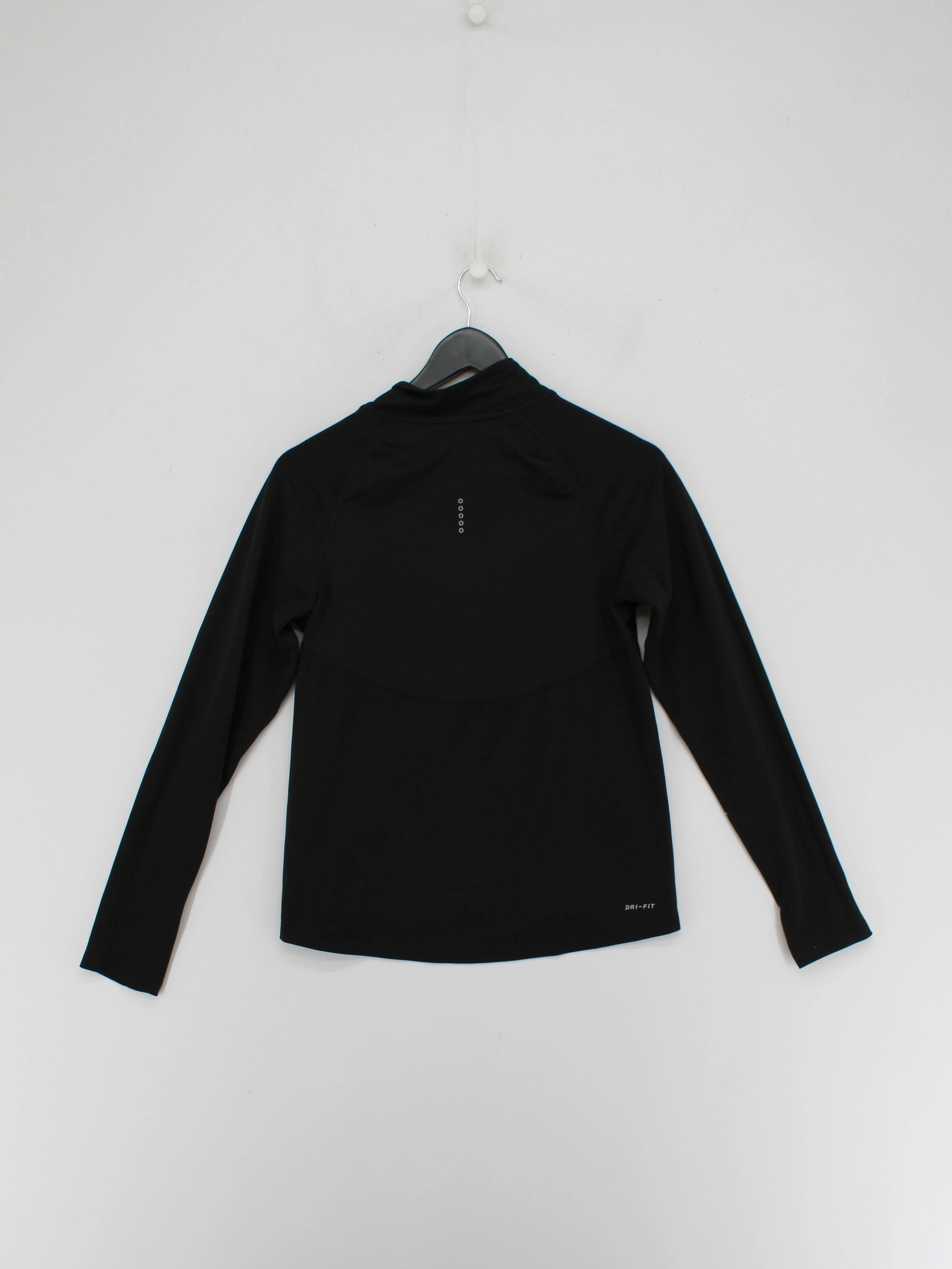 Nike Men's Loungewear S Black 100% Polyester Mock Neck Basic - Image 2