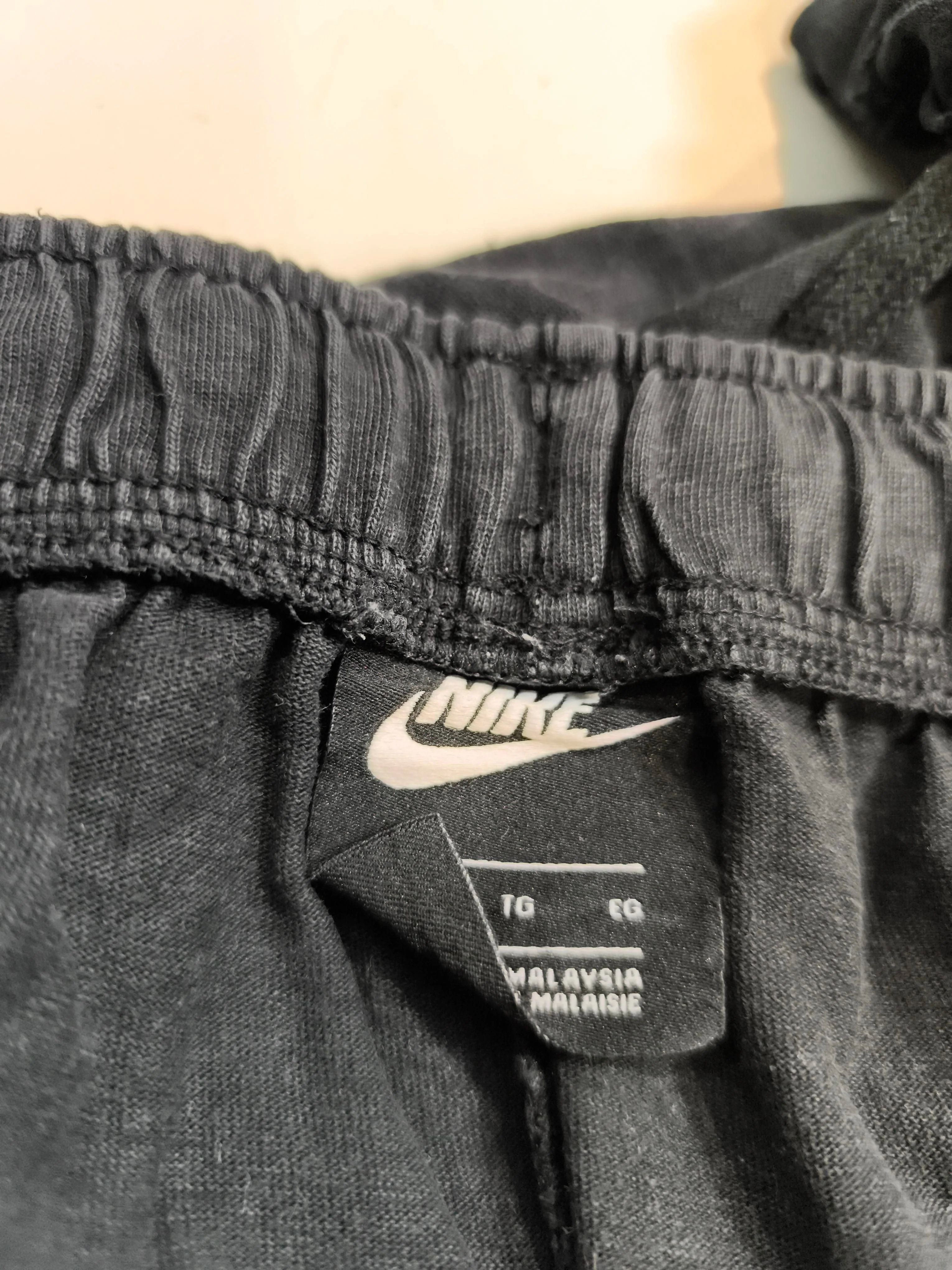Nike Men's Shorts L Black 100% Cotton Sweat - Image 6