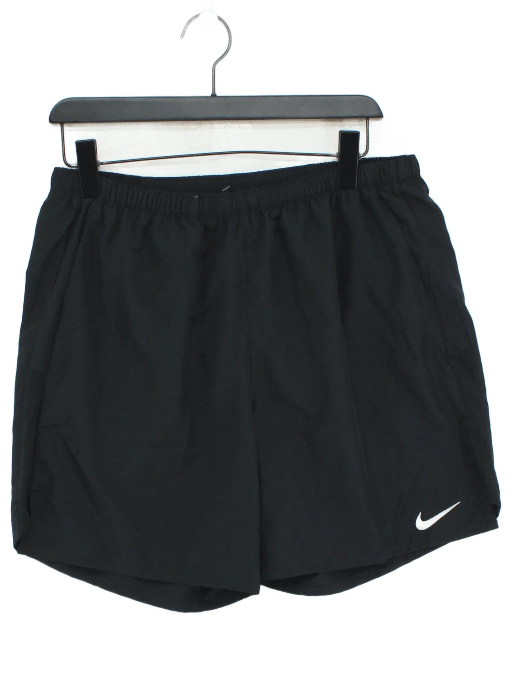 Nike Men's Shorts L Black Polyester with Elastane Sweat