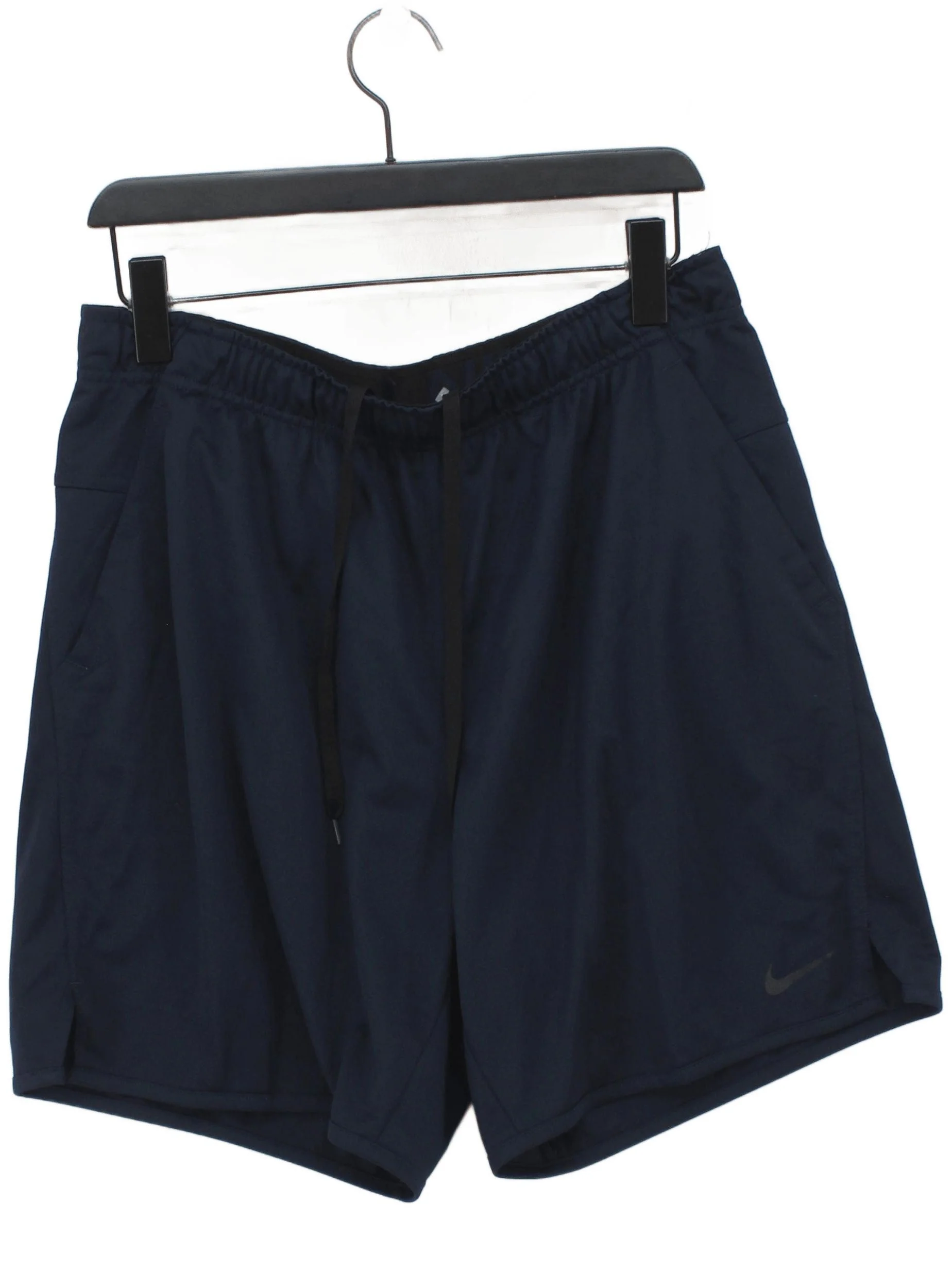 Nike Men's Shorts L Blue 100% Polyester Sweat
