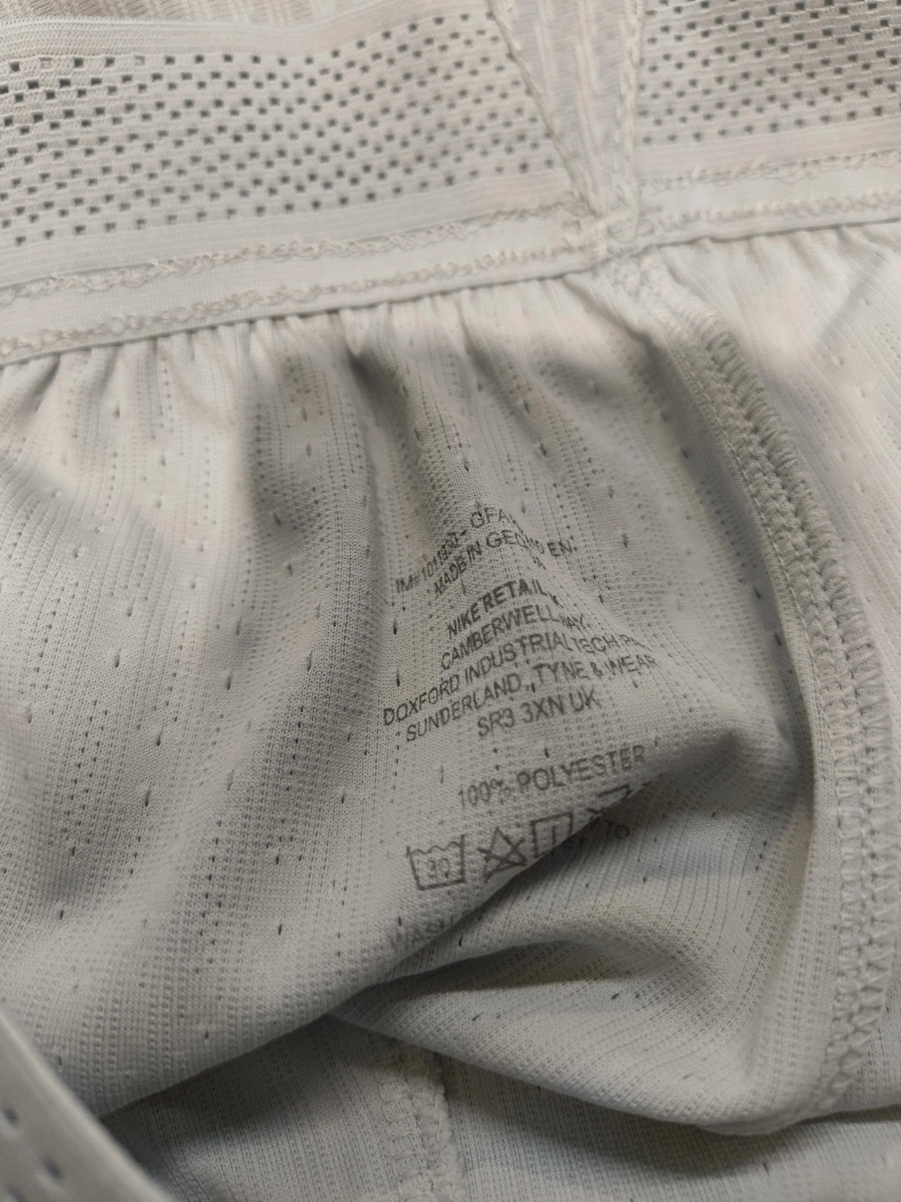 Nike Men's Shorts L Blue 100% Polyester Sweat - Image 6