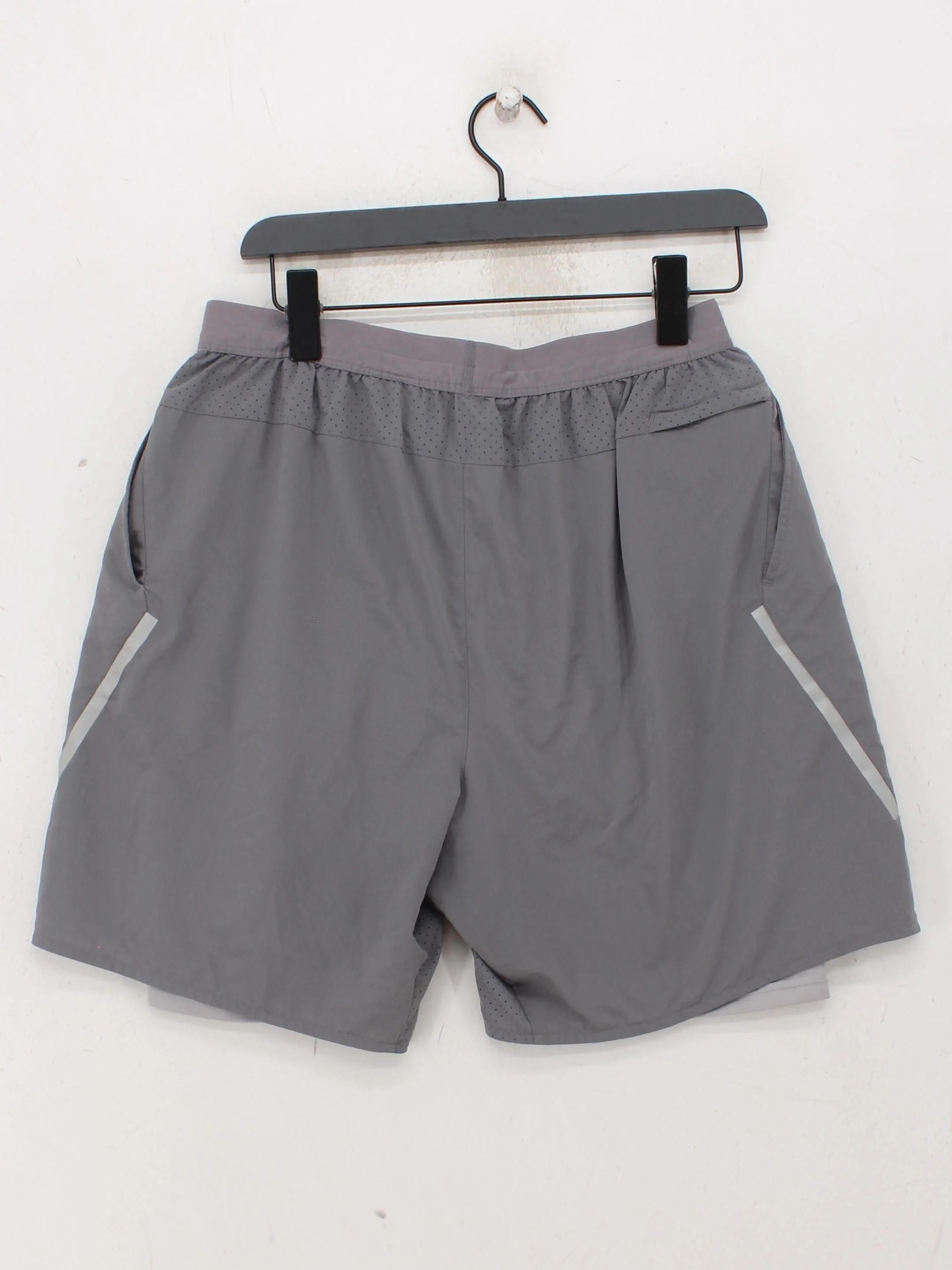 Nike Men's Shorts L Grey Polyester with Elastane, Nylon, Polyamide Sweat - Image 2