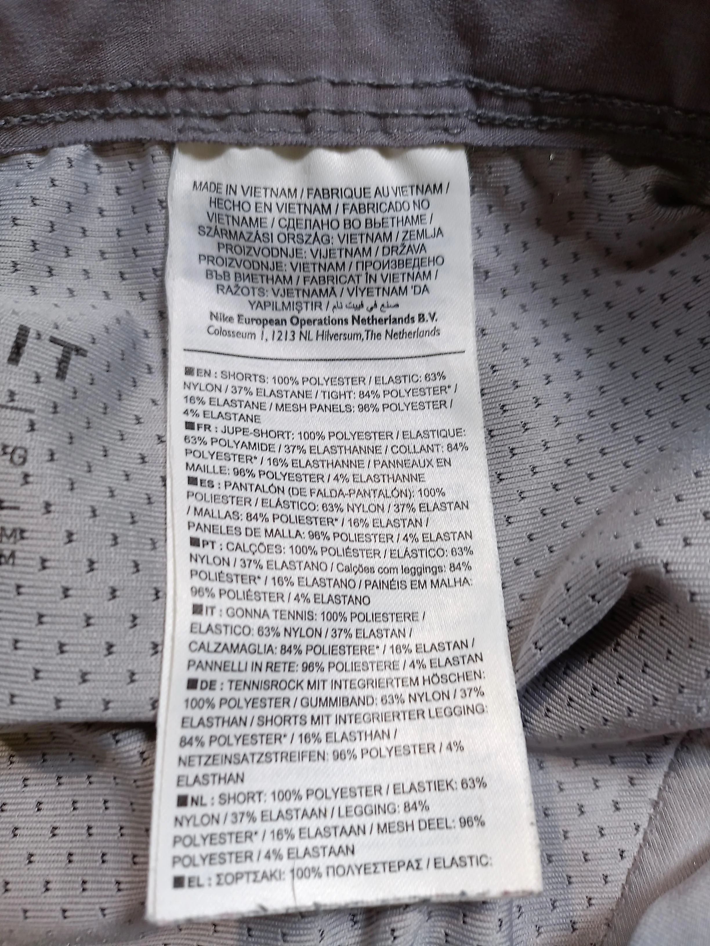 Nike Men's Shorts L Grey Polyester with Elastane, Nylon, Polyamide Sweat - Image 6