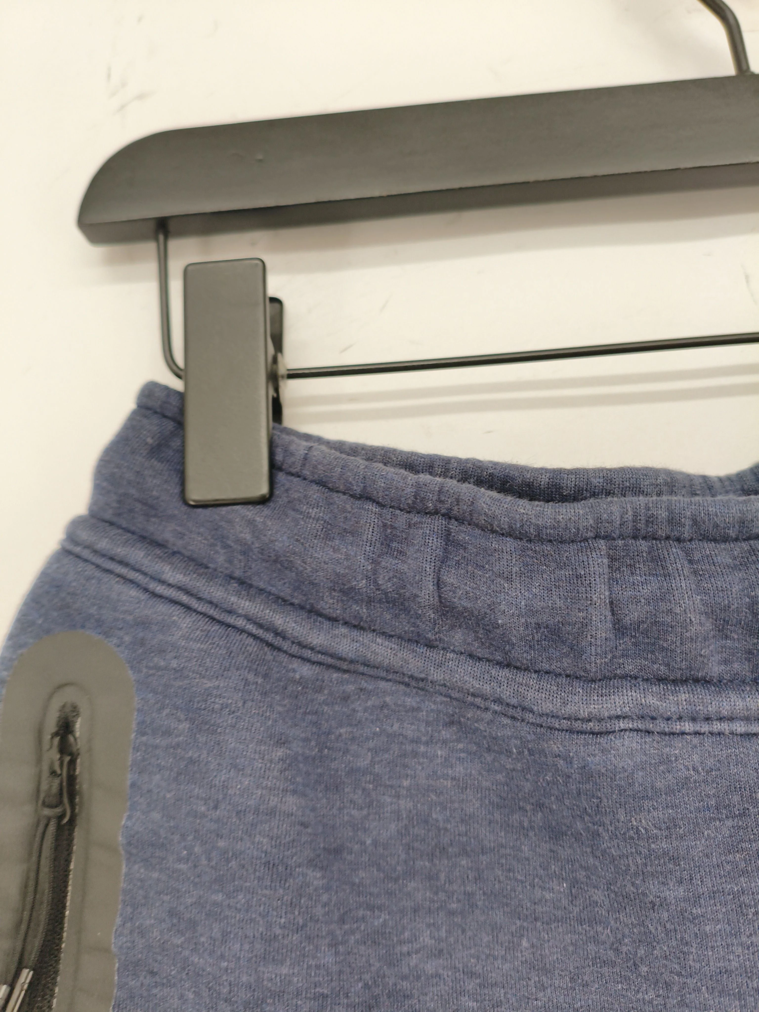 Nike Men's Shorts M Blue Cotton with Polyester Sweat - Image 5