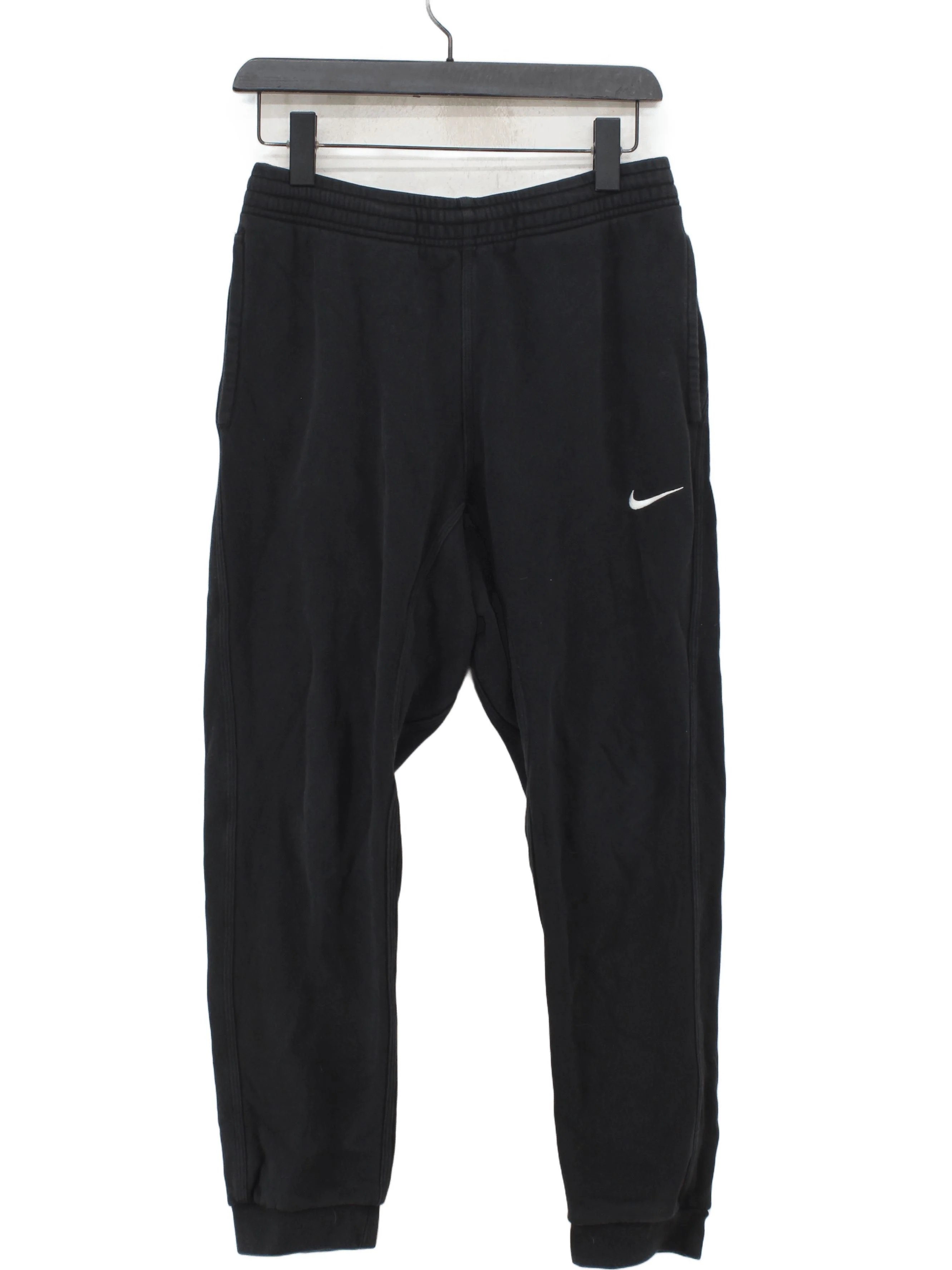 Nike Men's Sports Bottoms M Black Cotton with Polyester Sweatpants