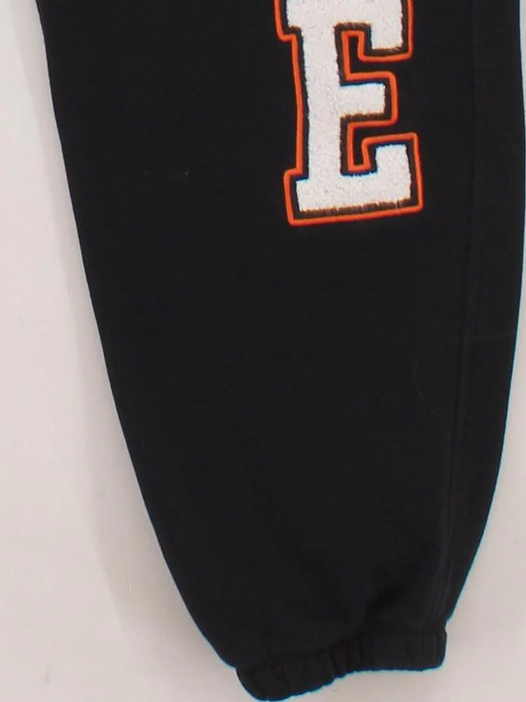 Nike Men's Sports Bottoms S Black Graphic Cotton with Polyester Sweatpants - Image 4