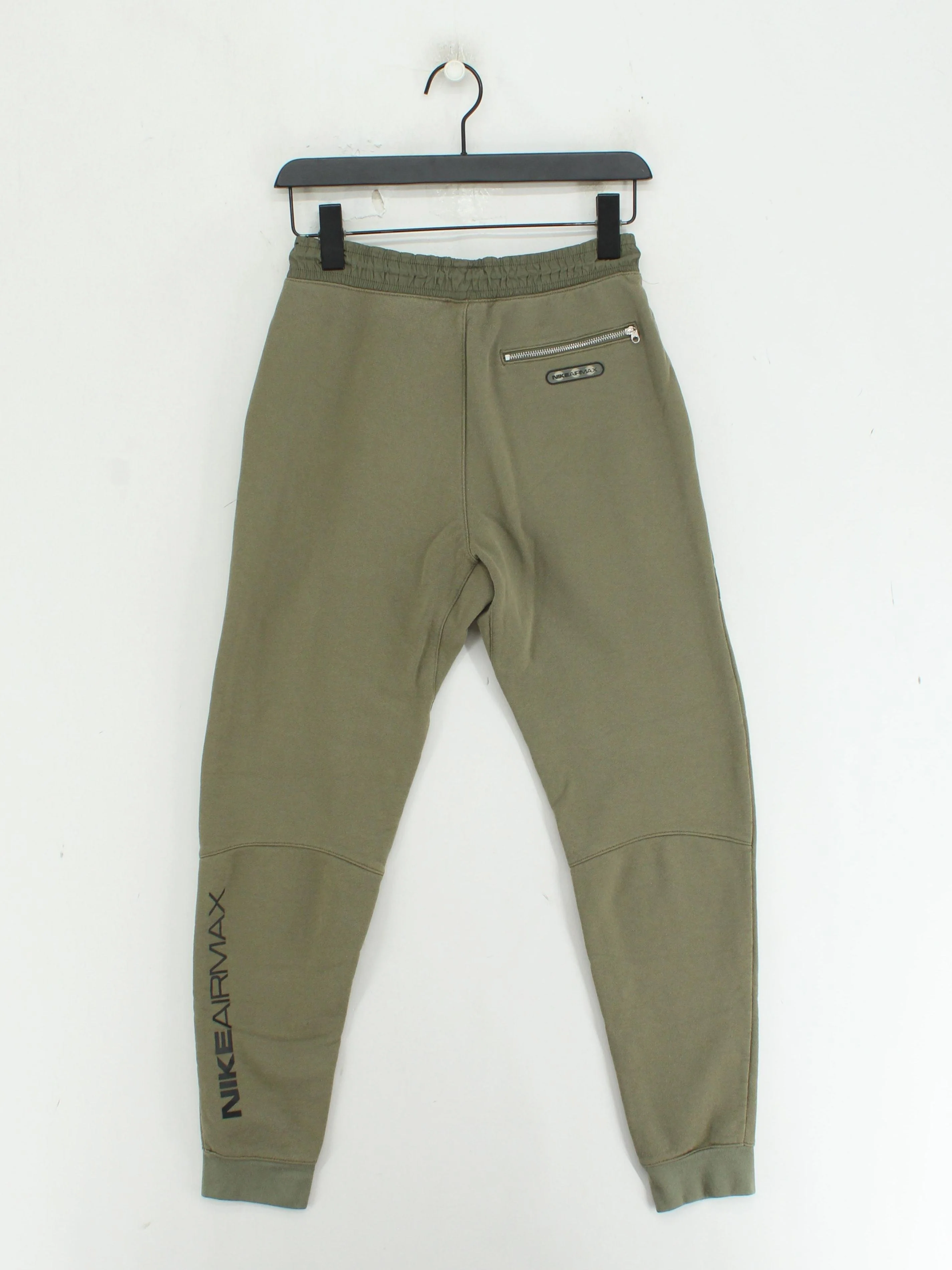 Nike Men's Sports Bottoms S Green Cotton with Polyester, Nylon Sweatpants - Image 2