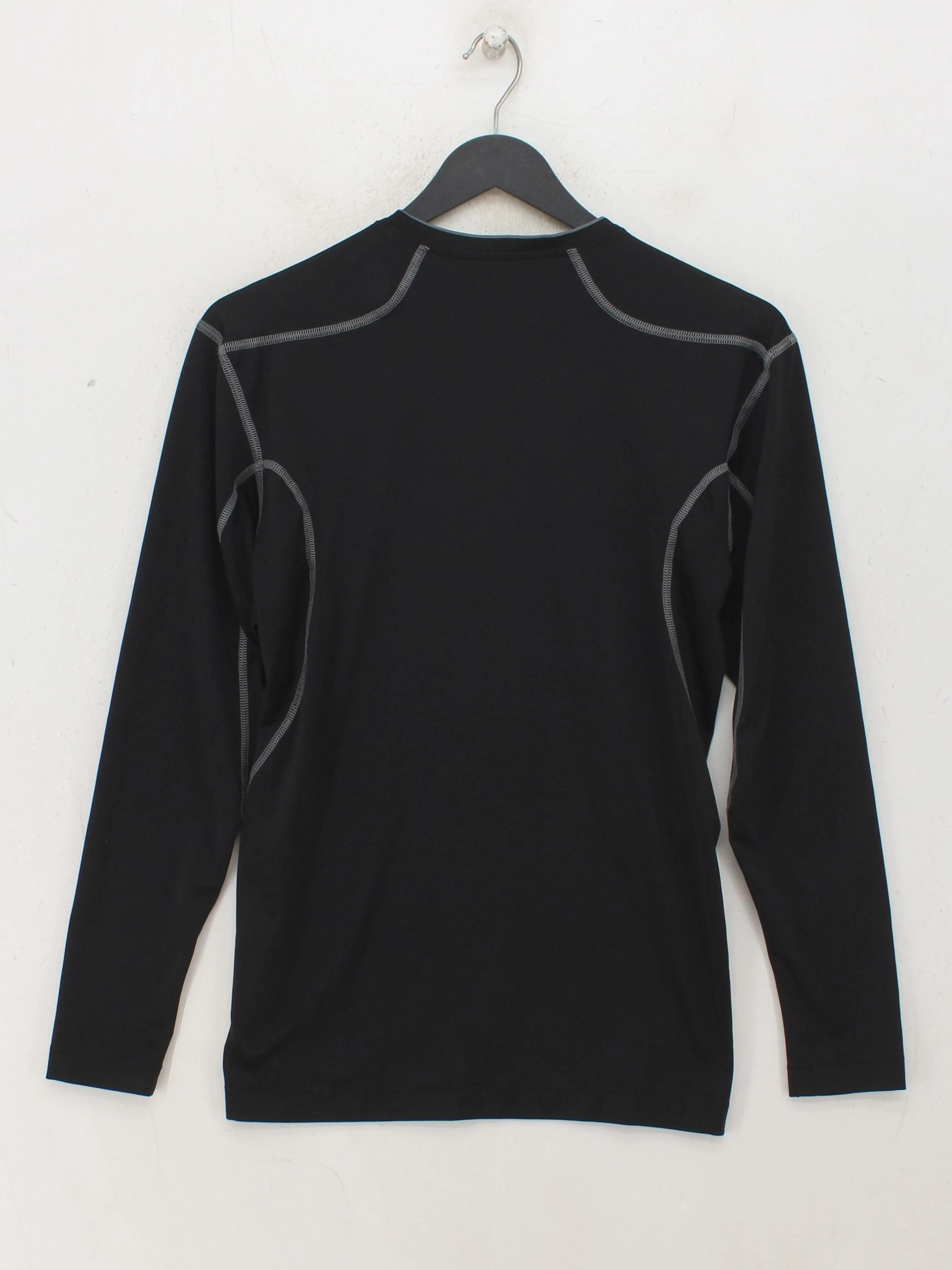 Nike Men's T-Shirt M Black Polyester with Elastane Round Neck Basic - Image 2