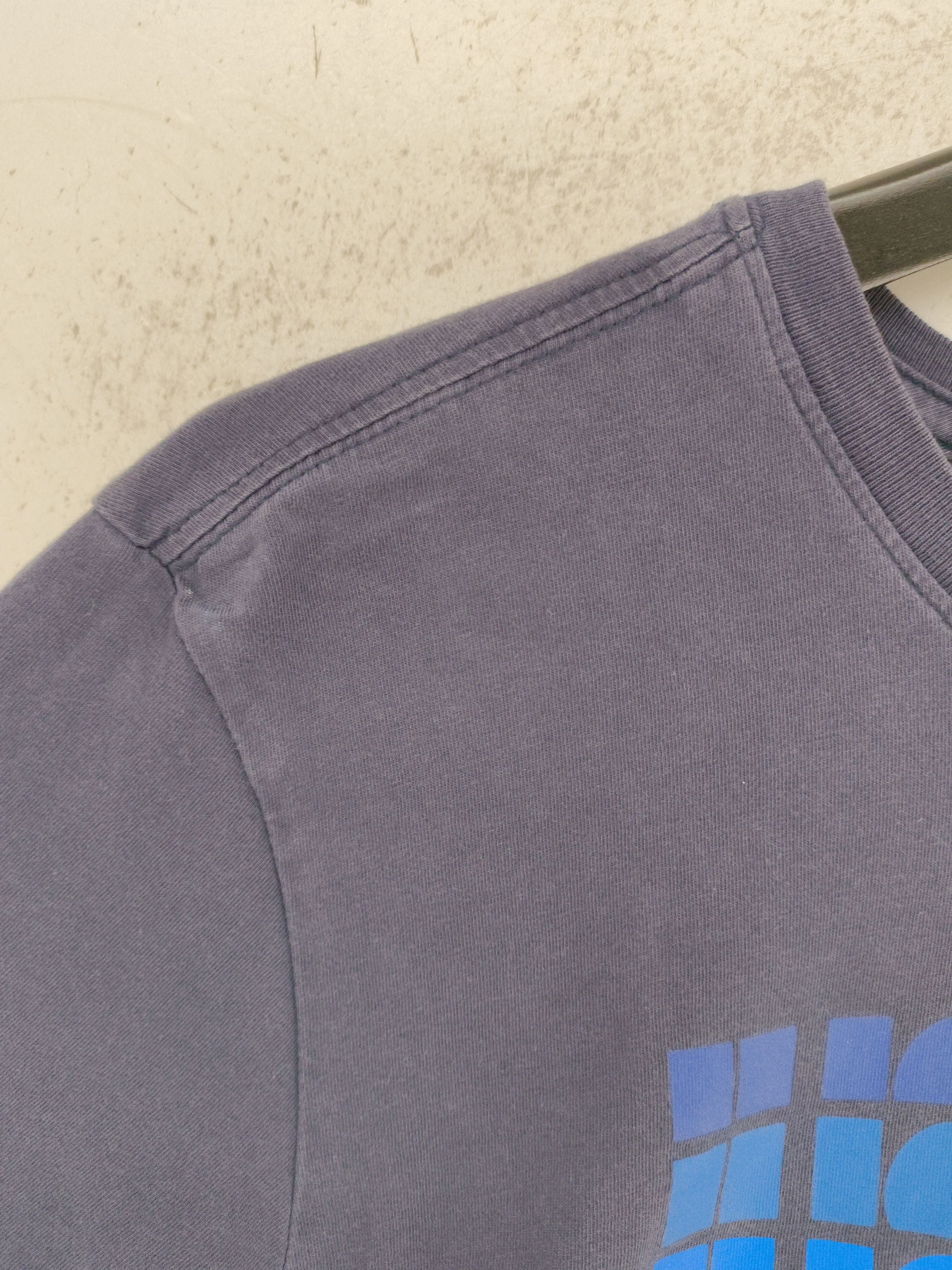 Nike Men's T-Shirt M Blue Graphic 100% Cotton Basic - Image 5