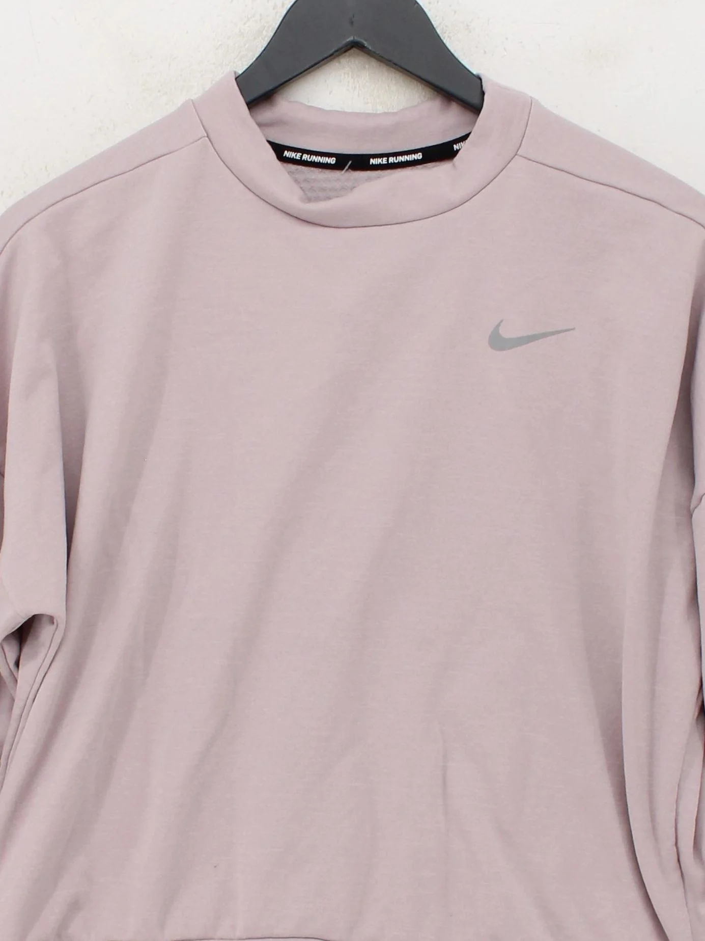 Nike Women's Hoodie M Pink Polyester with Elastane Pullover - Image 3