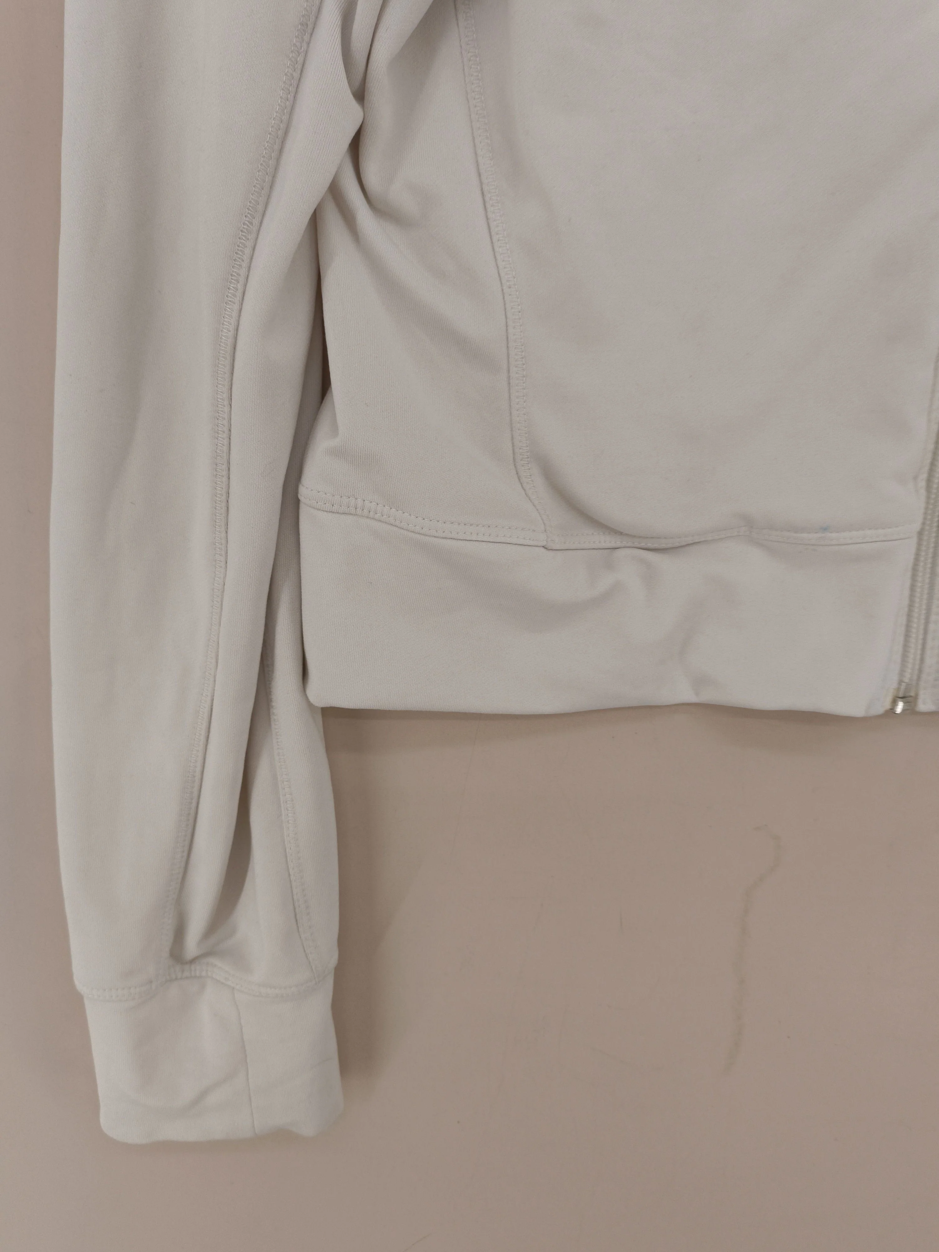 Nike Women's Hoodie S Cream 100% Other Pullover - Image 5