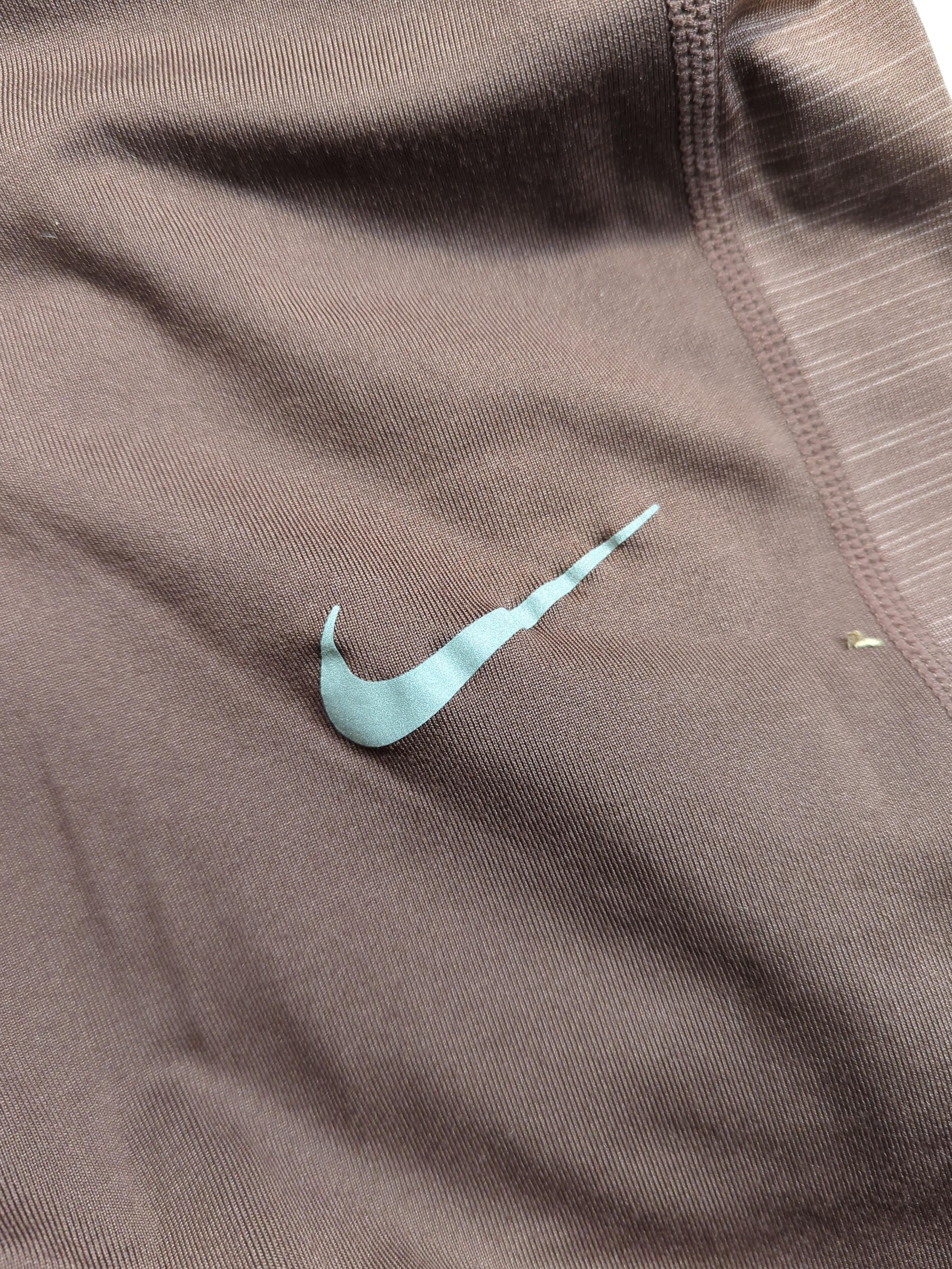 Nike Women's Leggings S Brown Polyester with Elastane Full length - Image 6