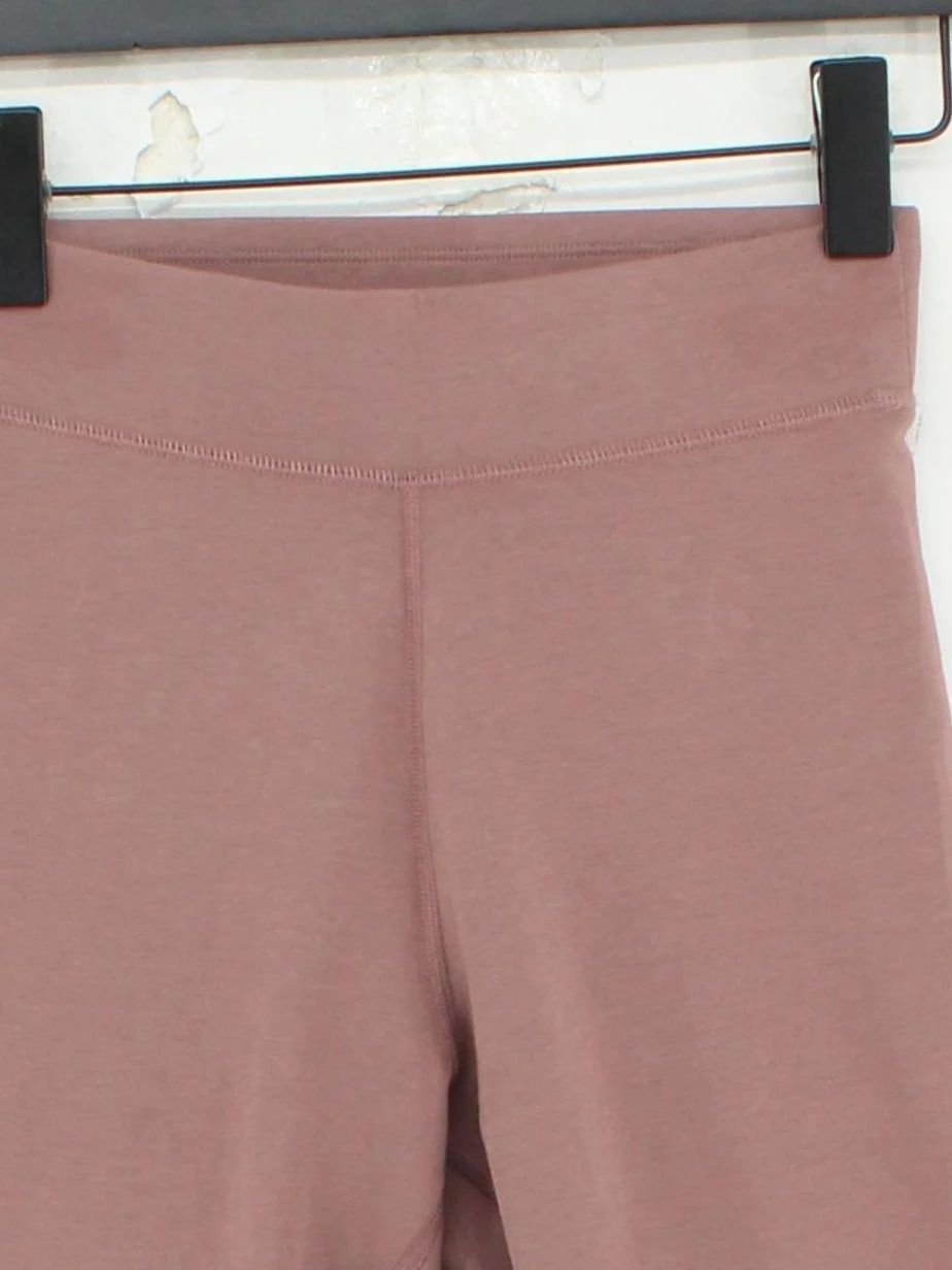 Nike Women's Leggings XS Pink Cotton with Polyester, Elastane Capri - Image 3