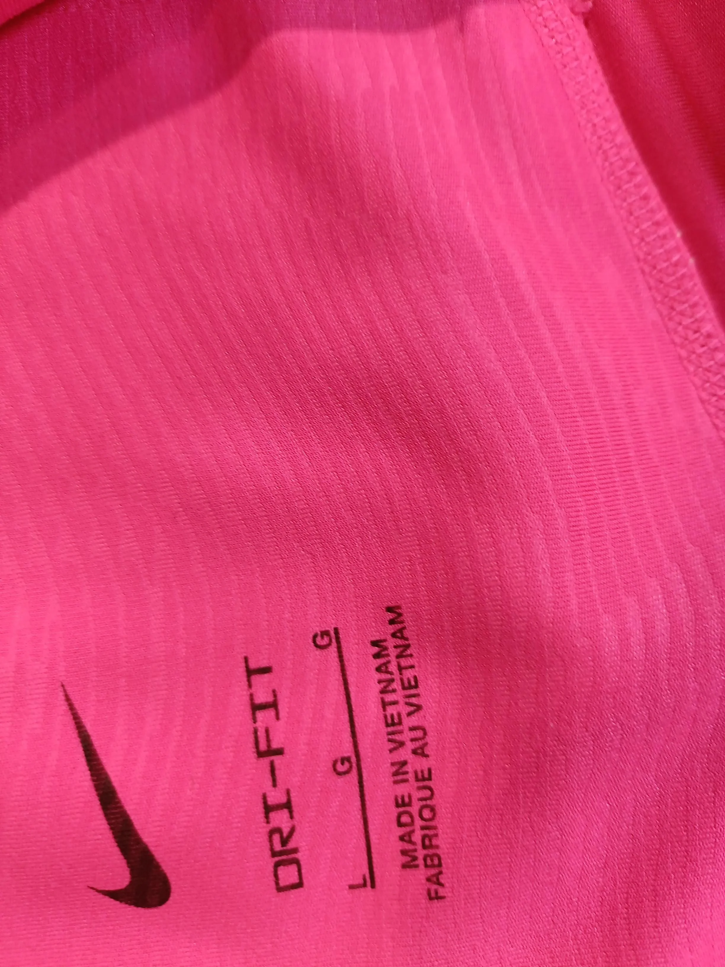 Nike Women's Shorts L Pink Polyester with Elastane Sweat - Image 5