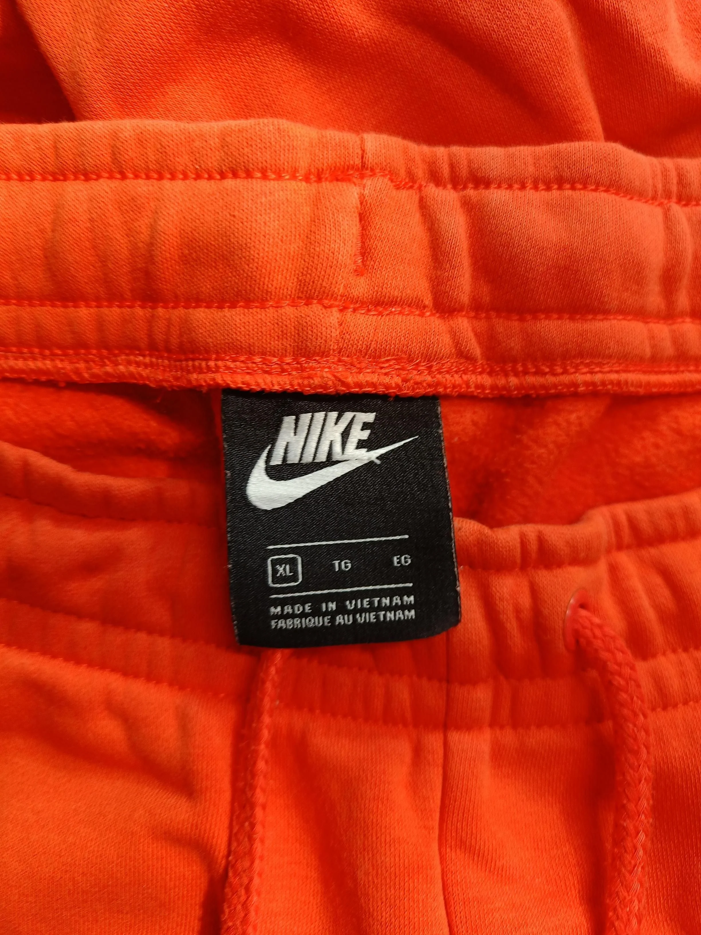 Nike Women's Sports Bottoms XL Orange Cotton with Polyester Tapered Sweatpants - Image 5