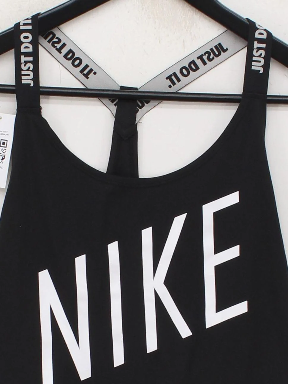 Nike Women's T-Shirt L Black Graphic 100% Other Sleeveless Basic - Image 3