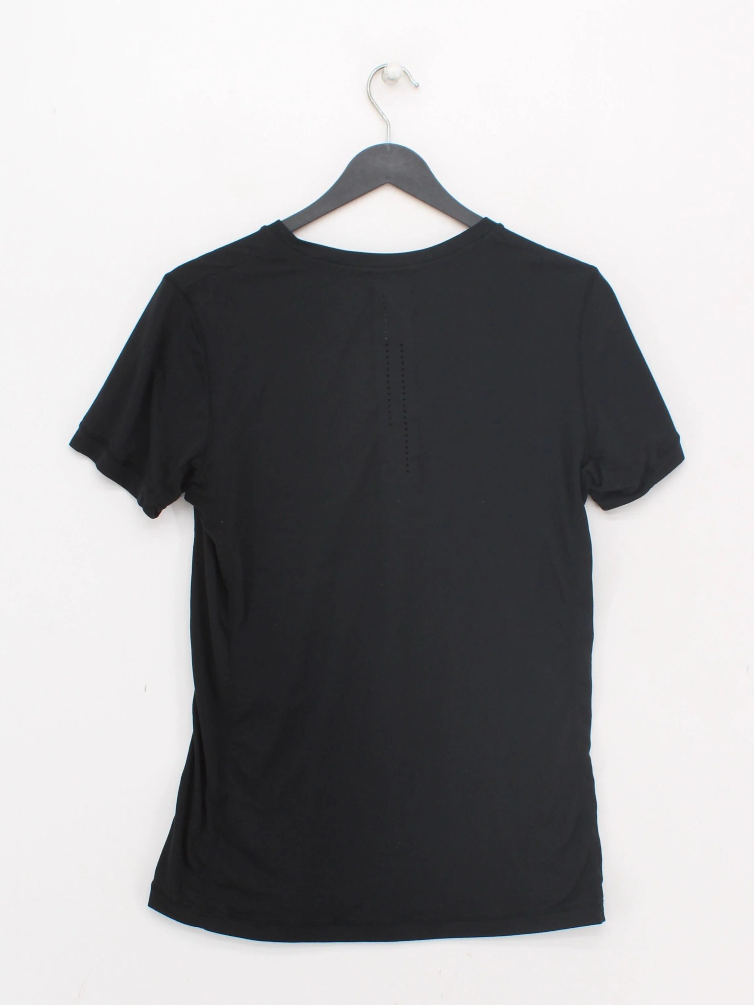 Nike Women's T-Shirt L Black Polyester with Elastane Basic - Image 2