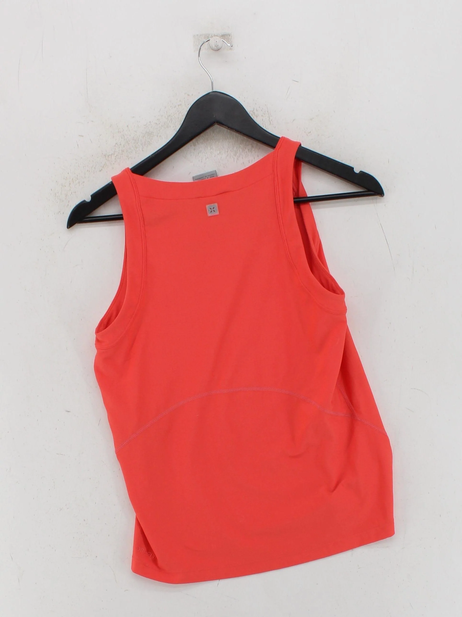 Nike Women's T-Shirt L Orange Polyester with Elastane Sleeveless Basic - Image 2
