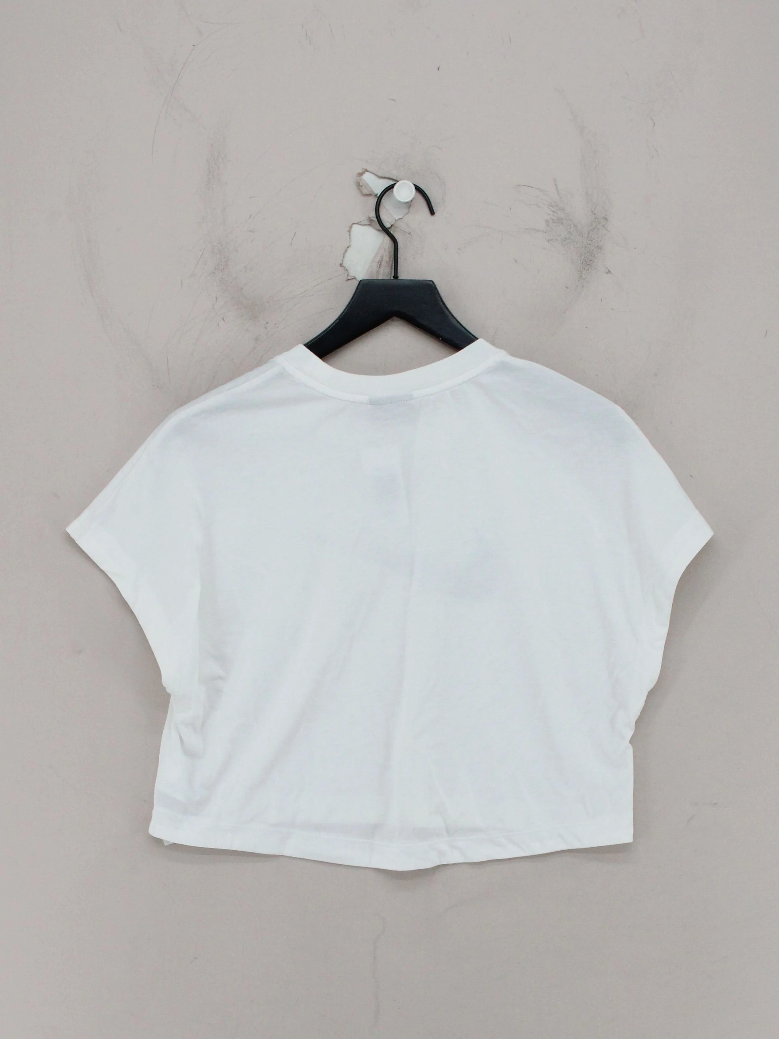 Nike Women's T-Shirt L White Polyester with Cotton Basic - Image 2
